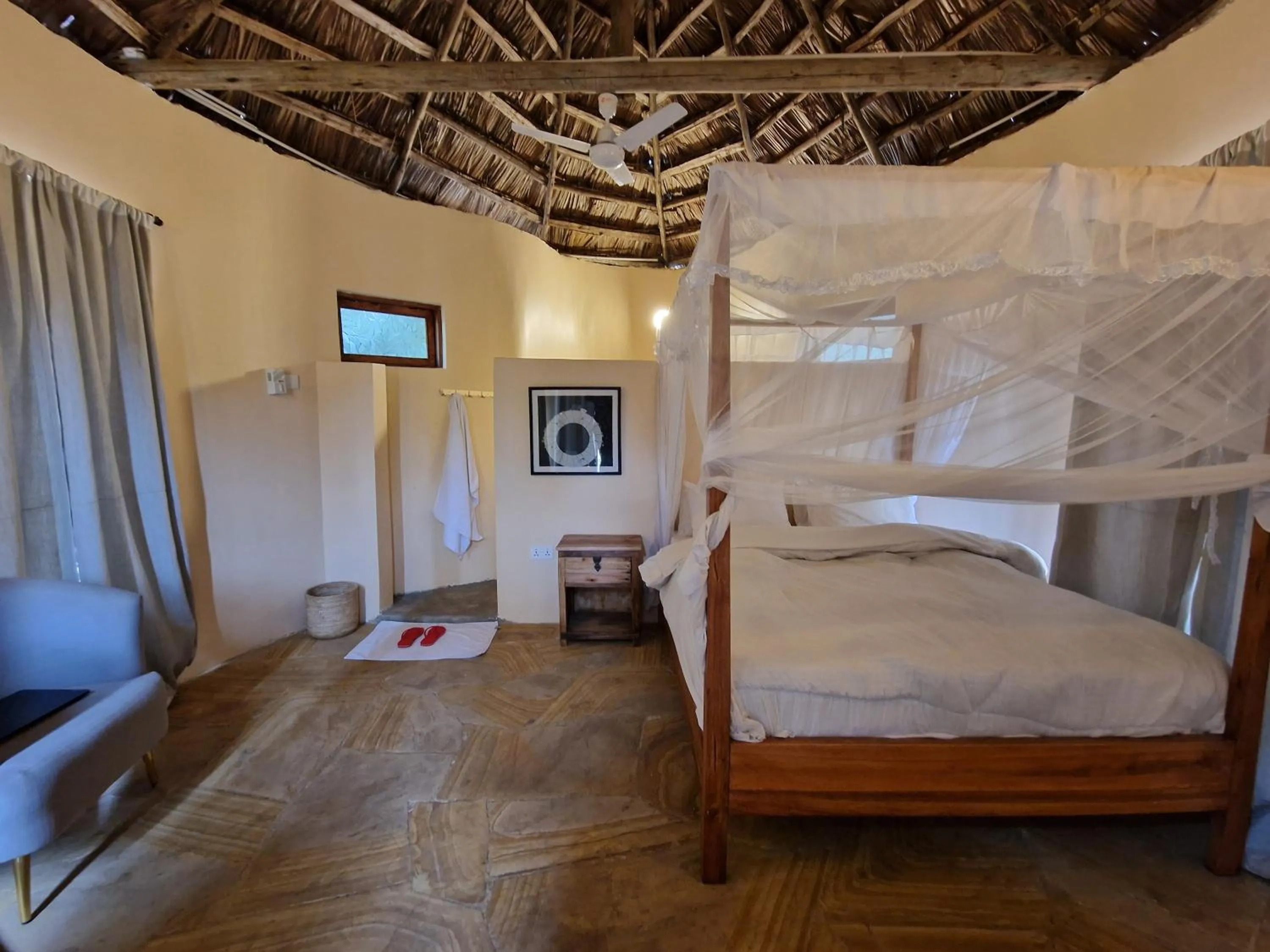 Bed in White House of Tanzania