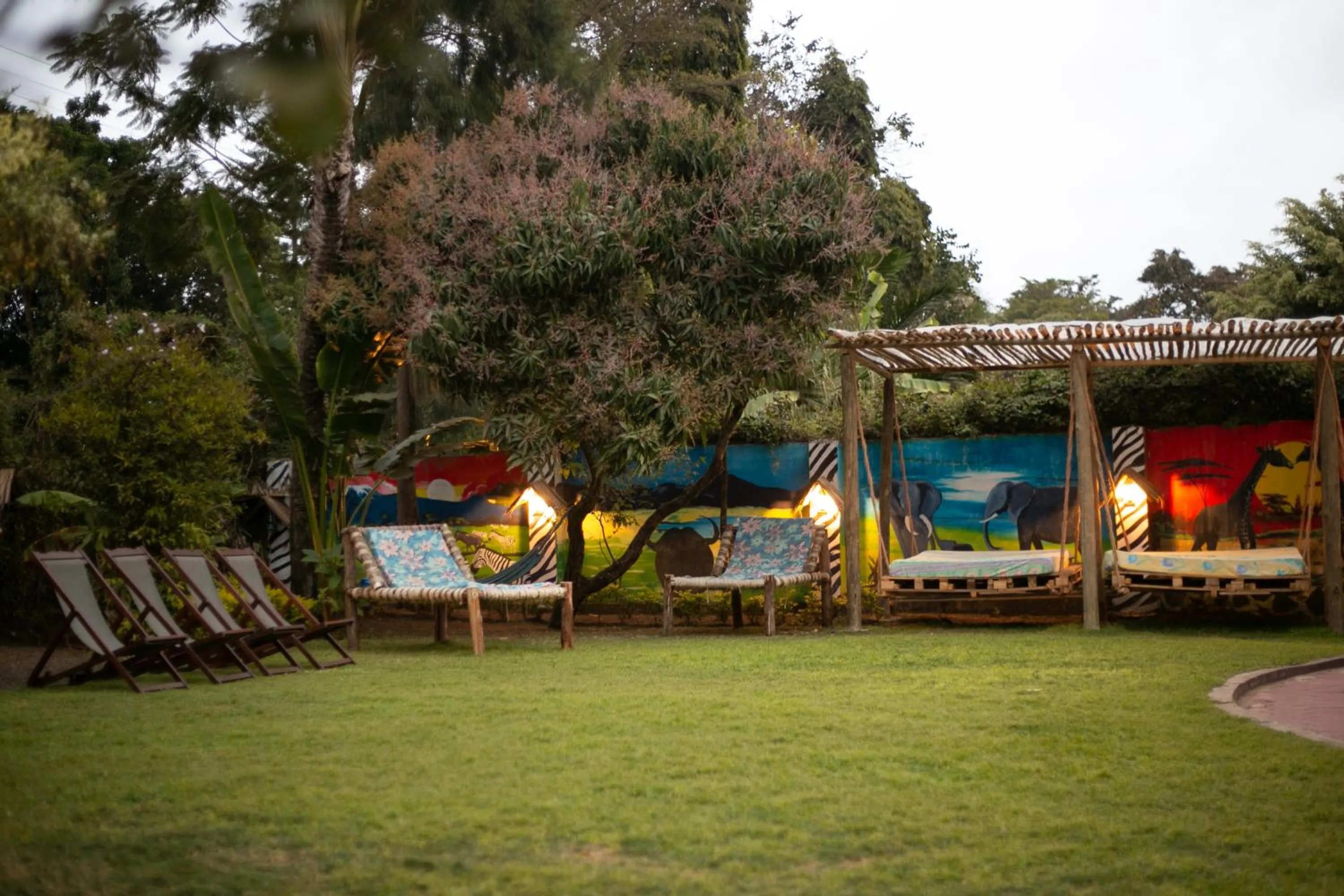 Garden in White House of Tanzania