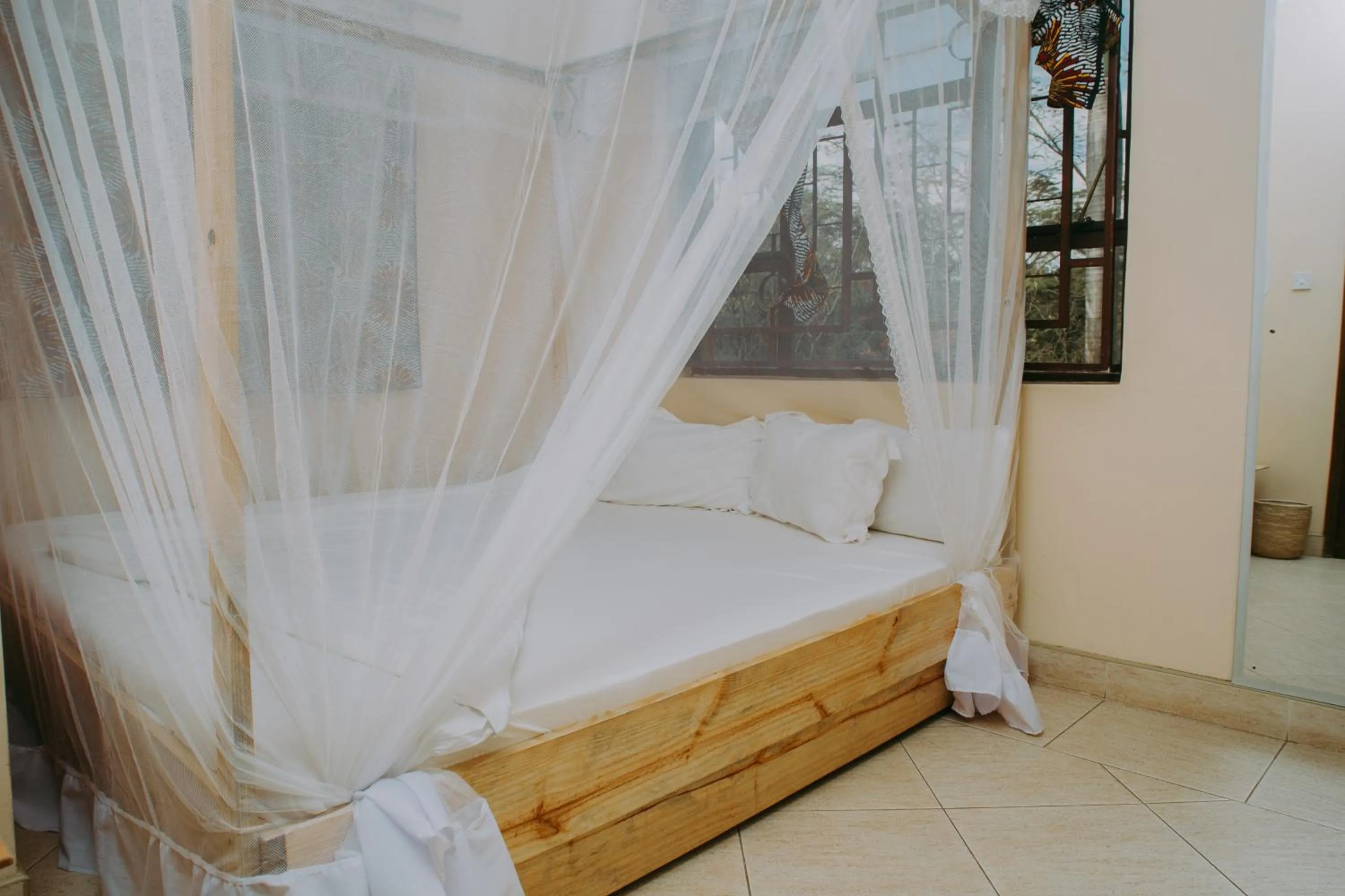 Bed in White House of Tanzania