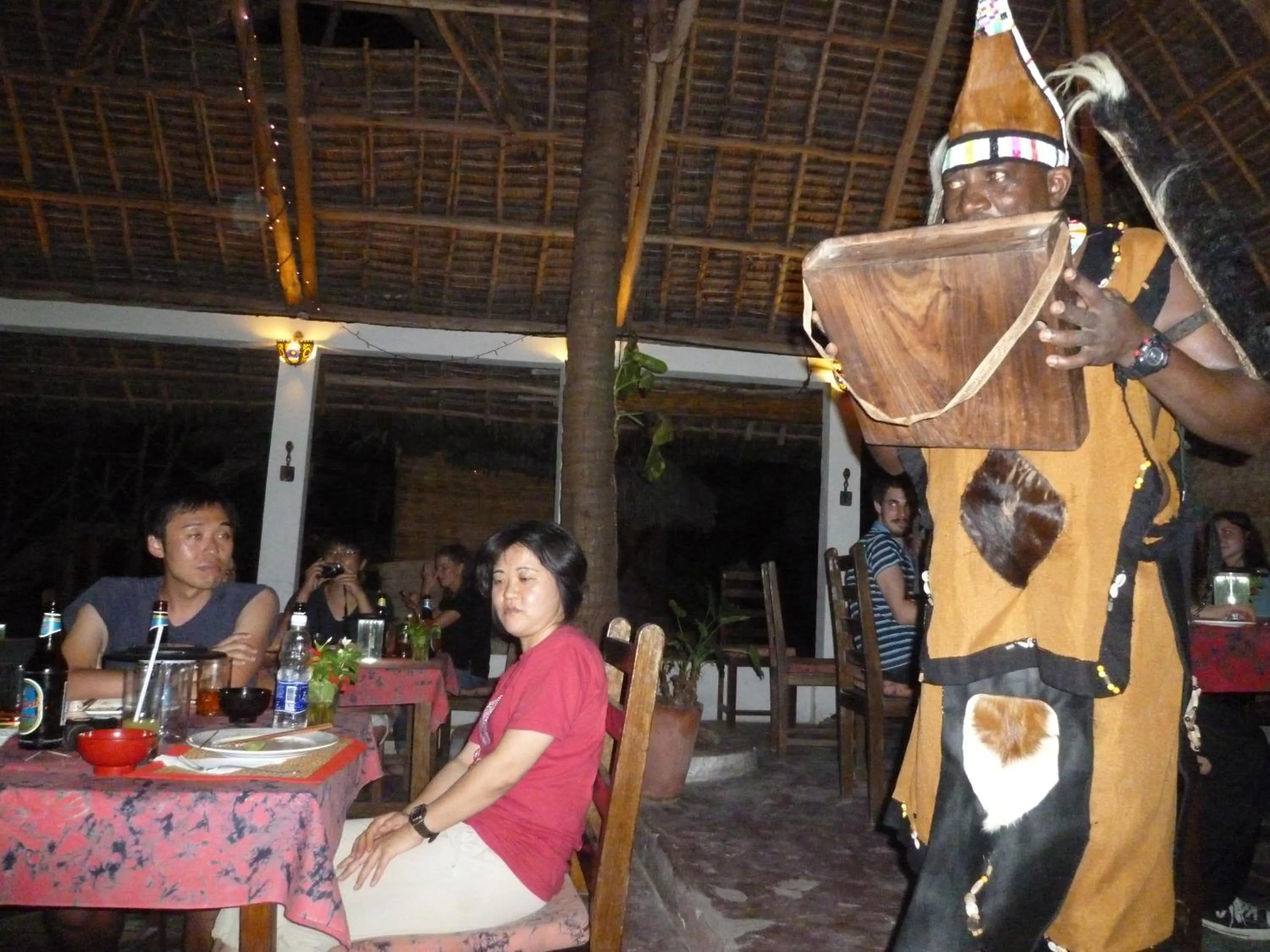 Evening entertainment in Paradise Beach Bungalows
