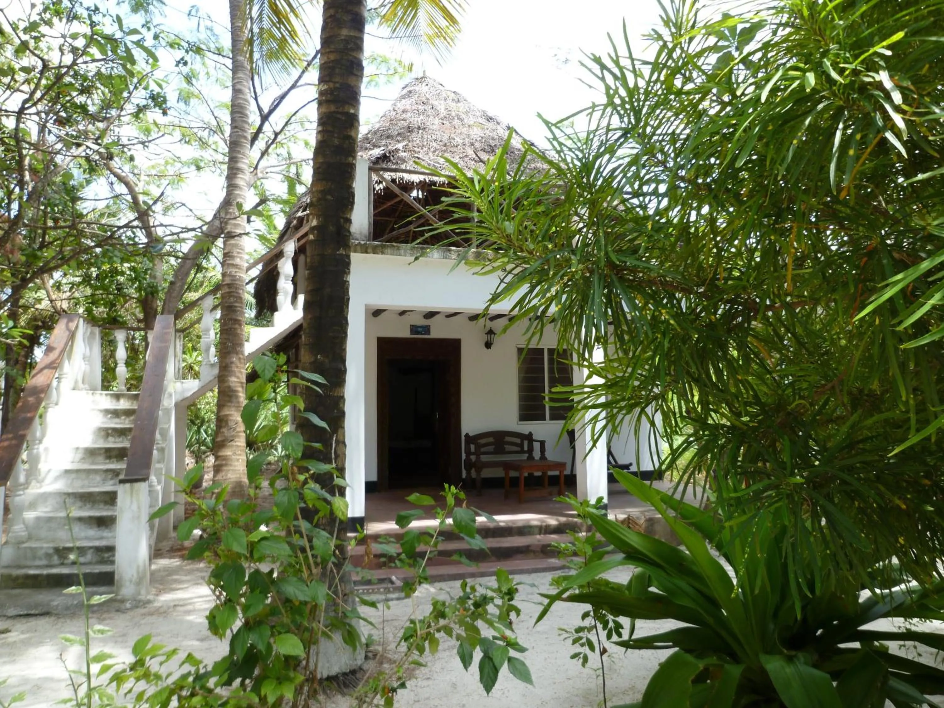 Garden view in Paradise Beach Bungalows