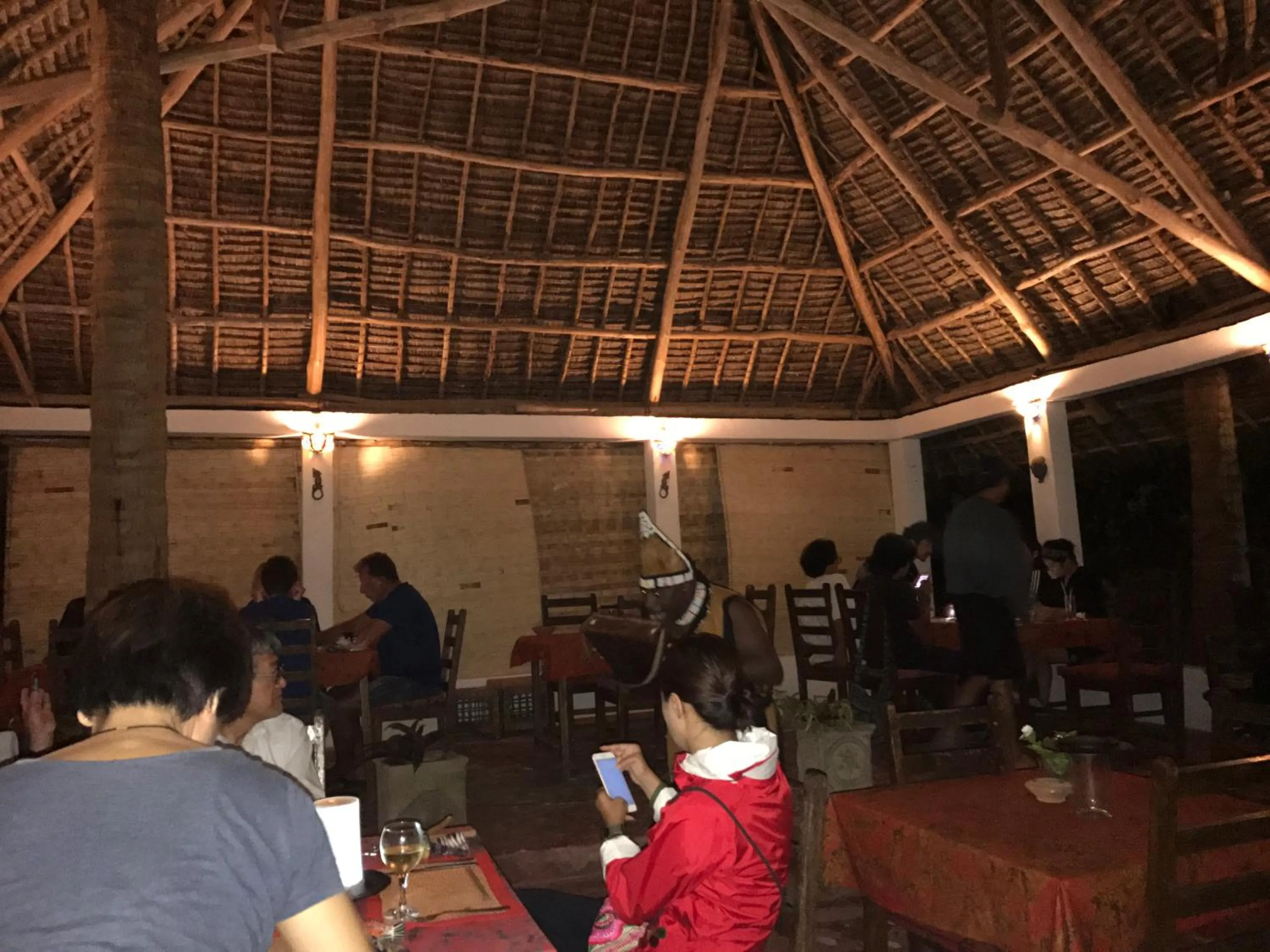 Dining area in Paradise Beach Bungalows