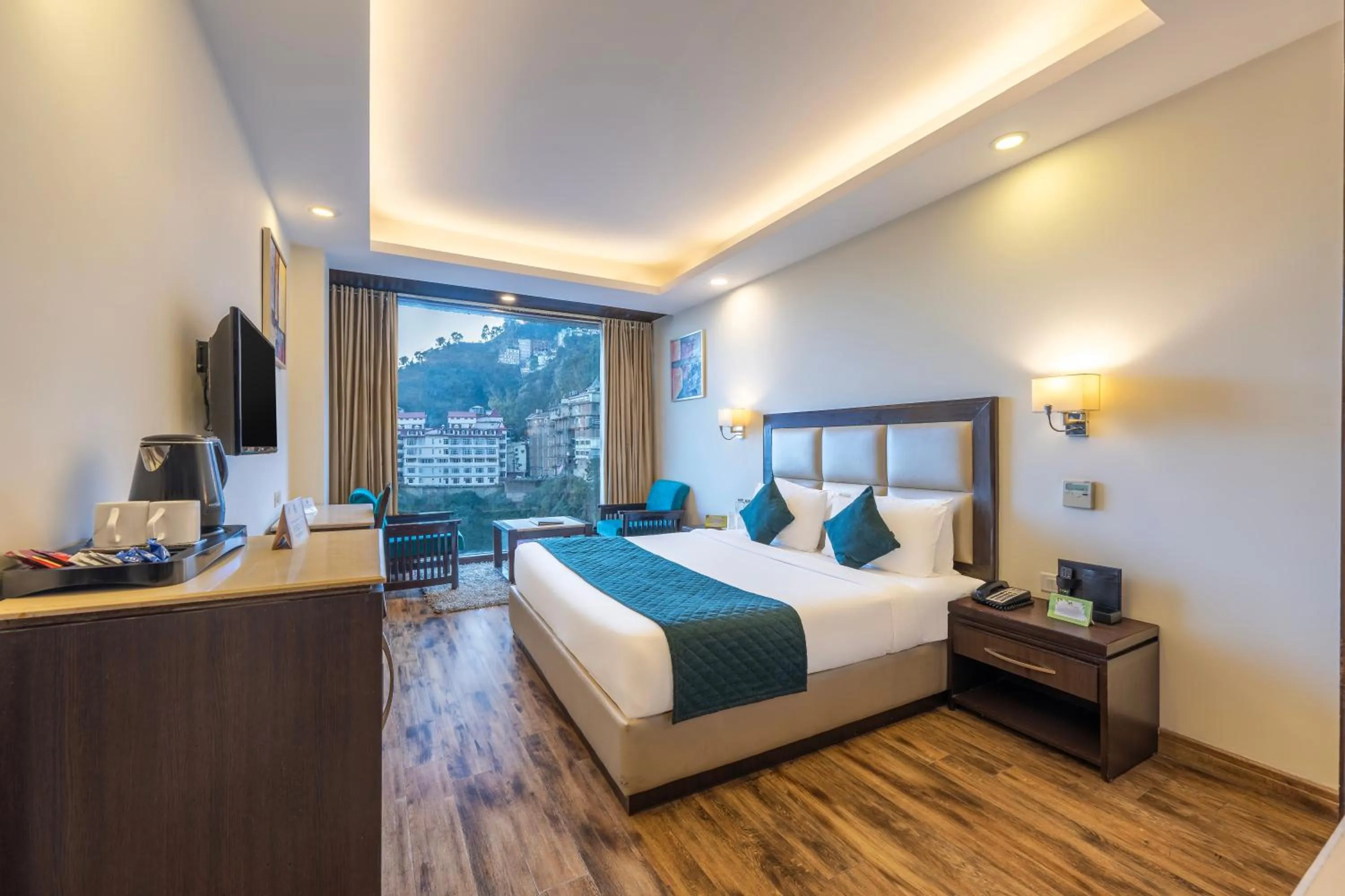 Bed in Snow Valley Resorts Shimla