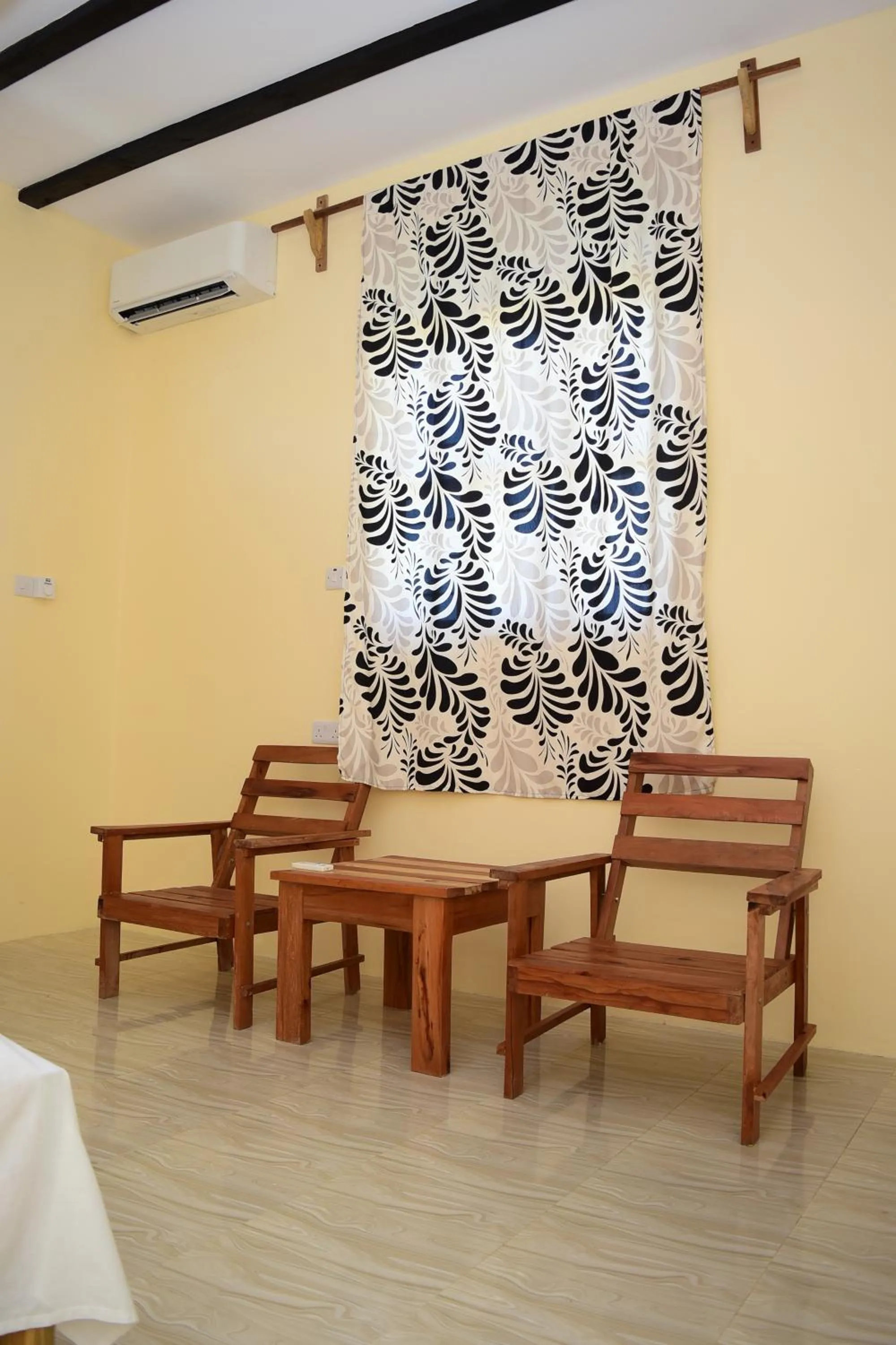 Seating area in Kigwedeni Villas