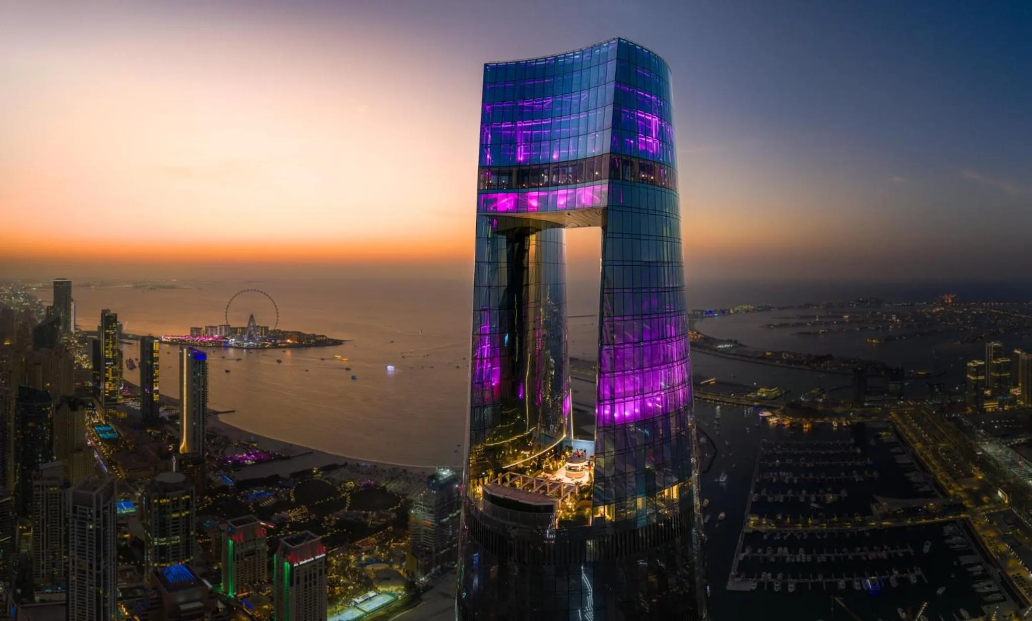 Property building in Ciel Dubai Marina, Vignette Collection by IHG