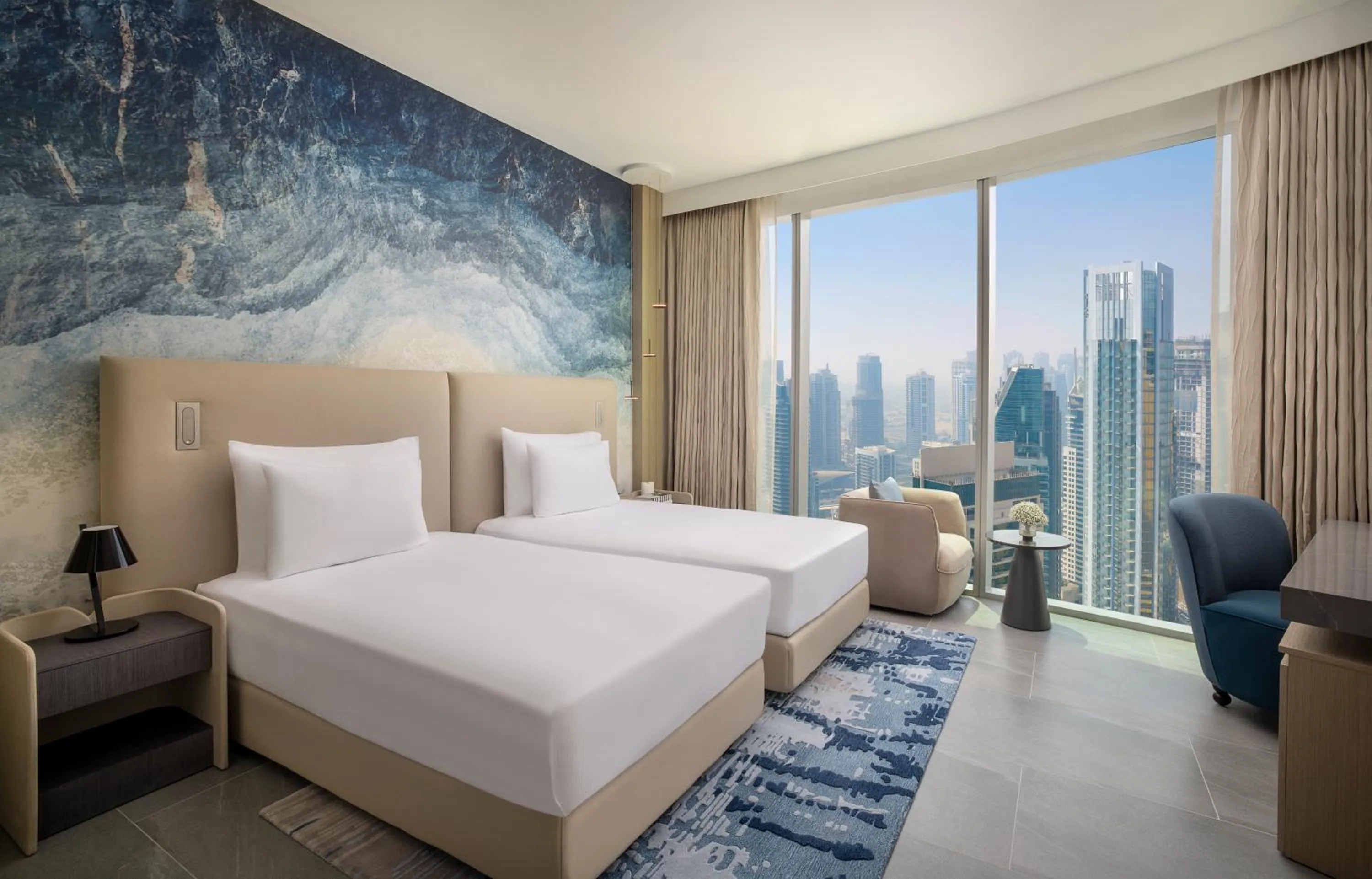 Bedroom, Bed in Ciel Dubai Marina, Vignette Collection by IHG