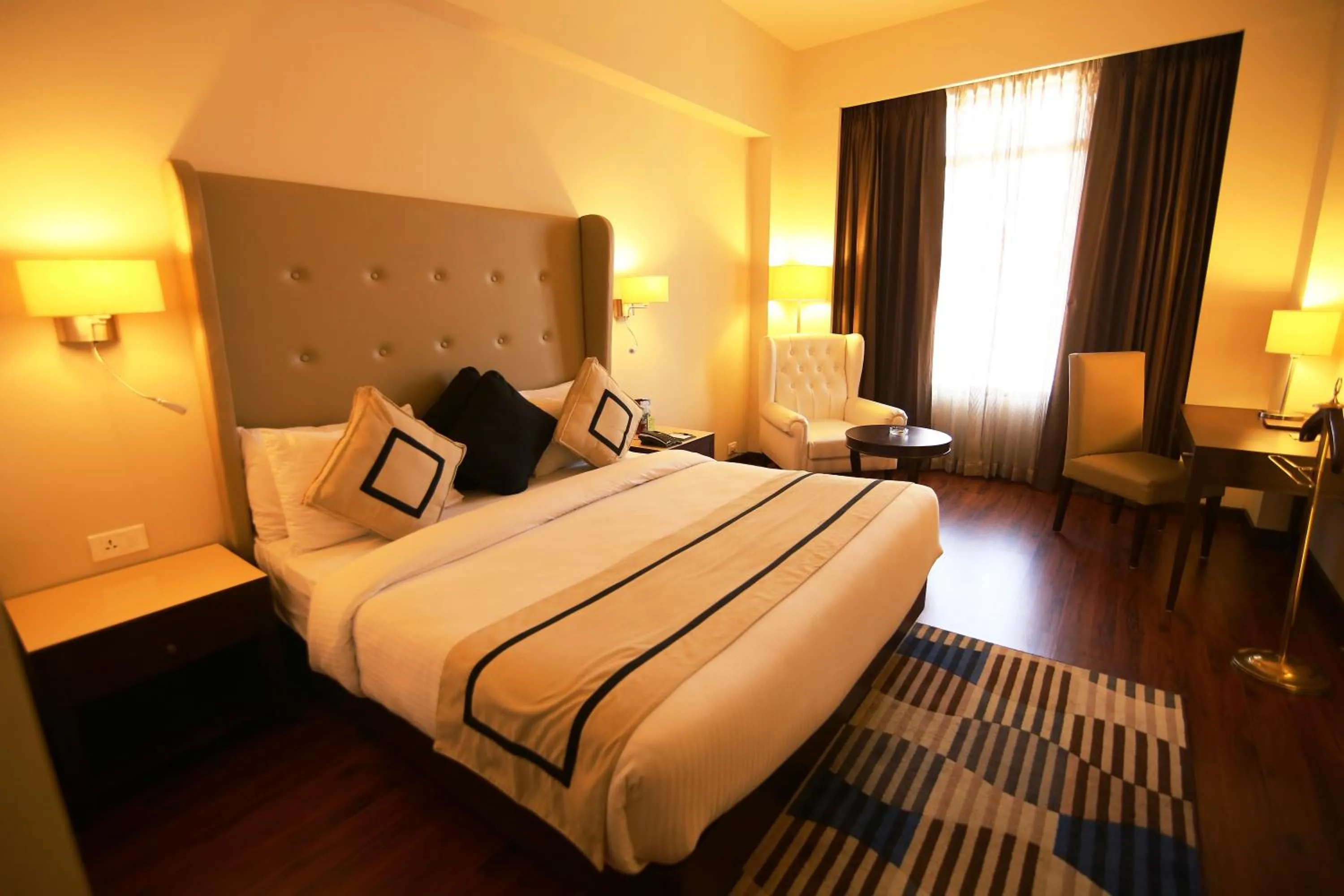 Bed in Hotel President