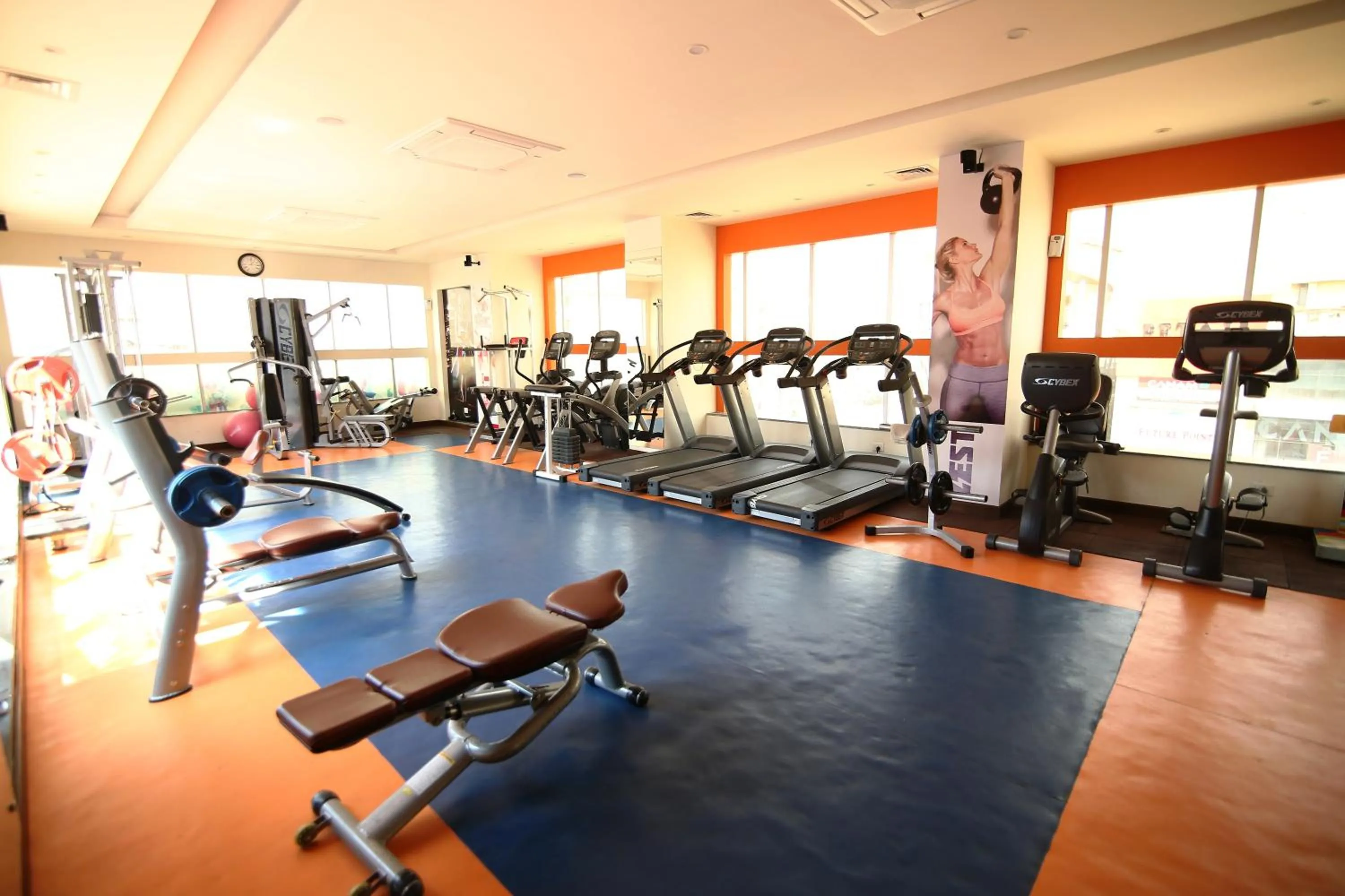 Fitness centre/facilities in Hotel President