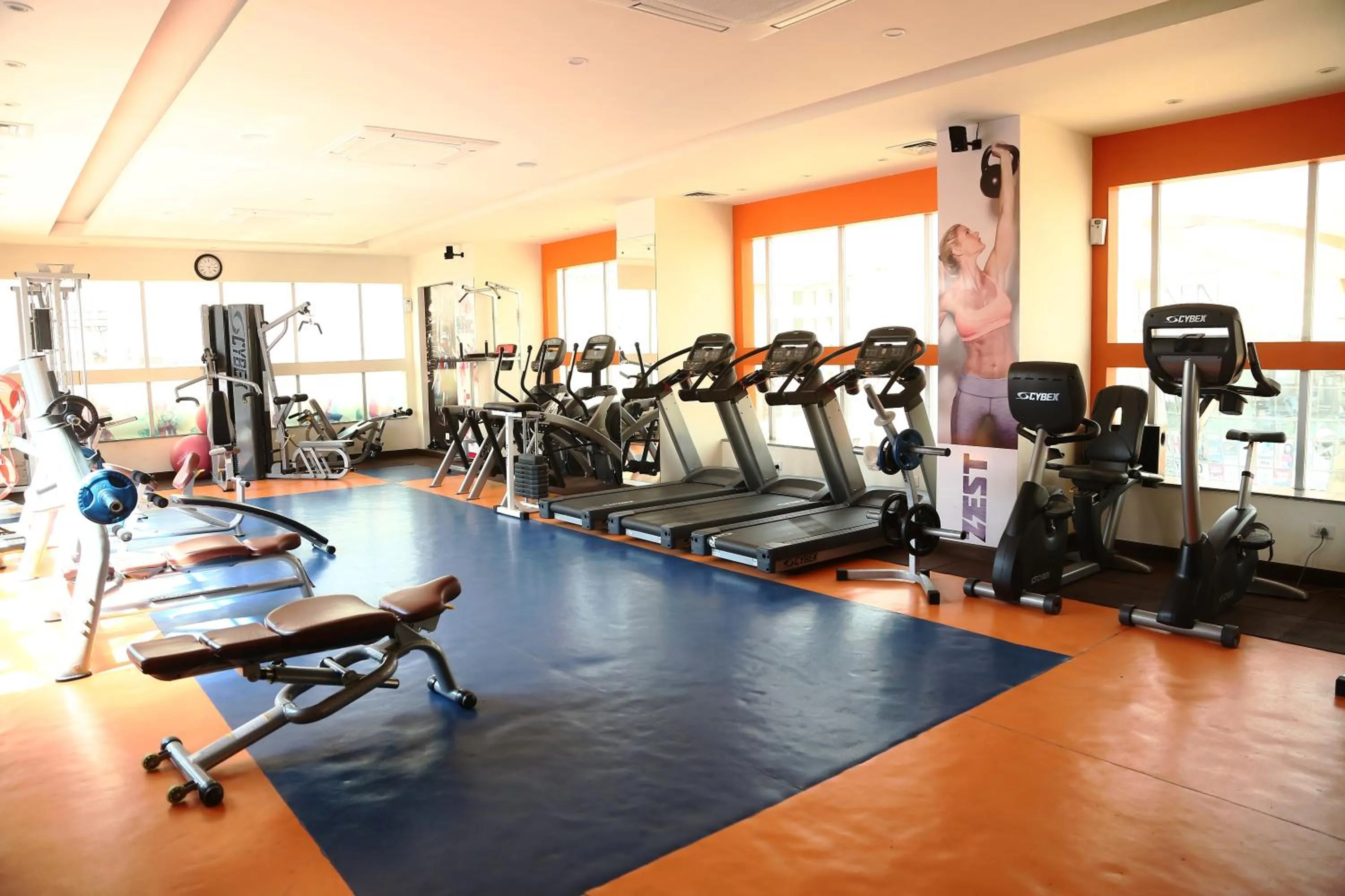 Fitness centre/facilities in Hotel President