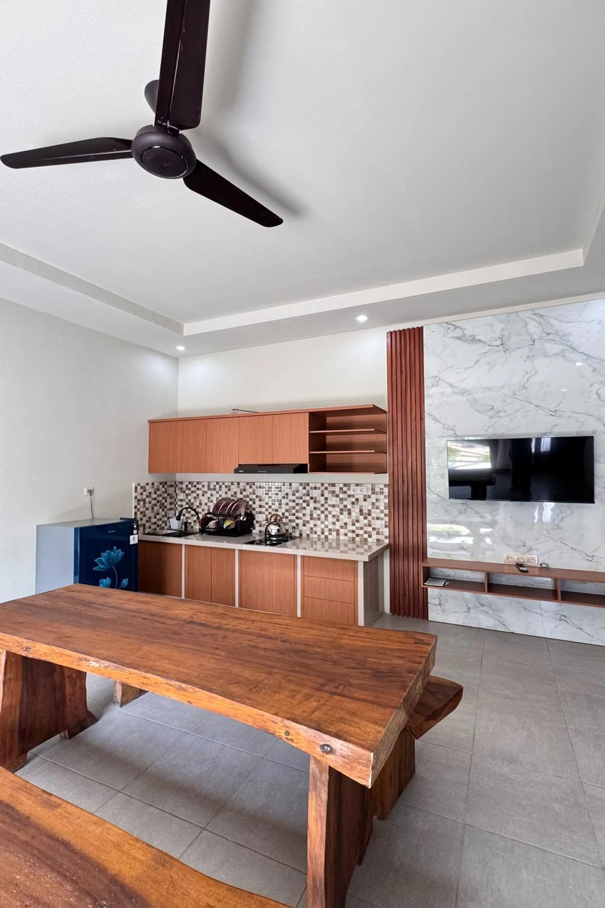 Kitchen or kitchenette in Senggigi Cottages Lombok