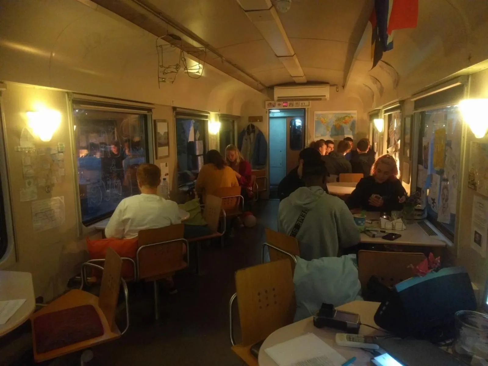 Lounge or bar in Train Lodge Amsterdam