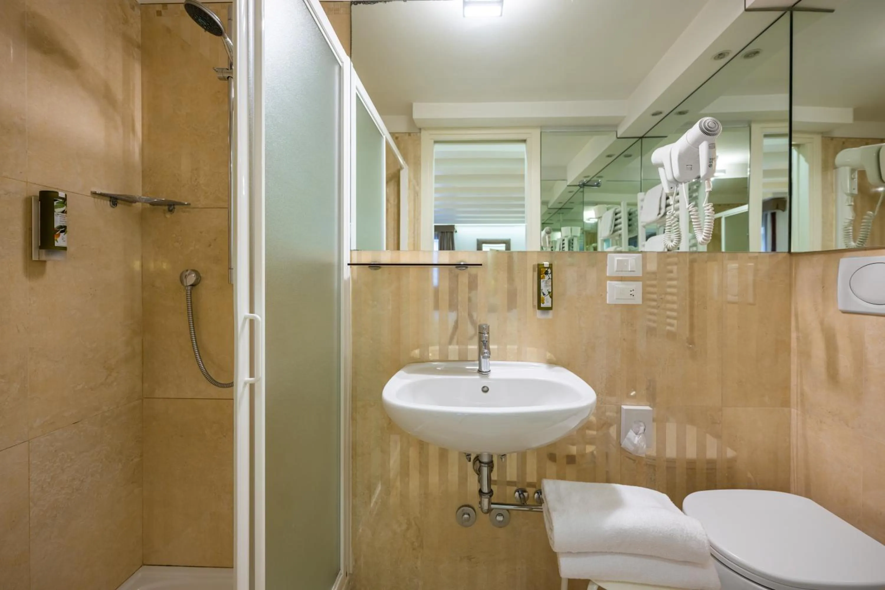 Bathroom in Leone Hotel