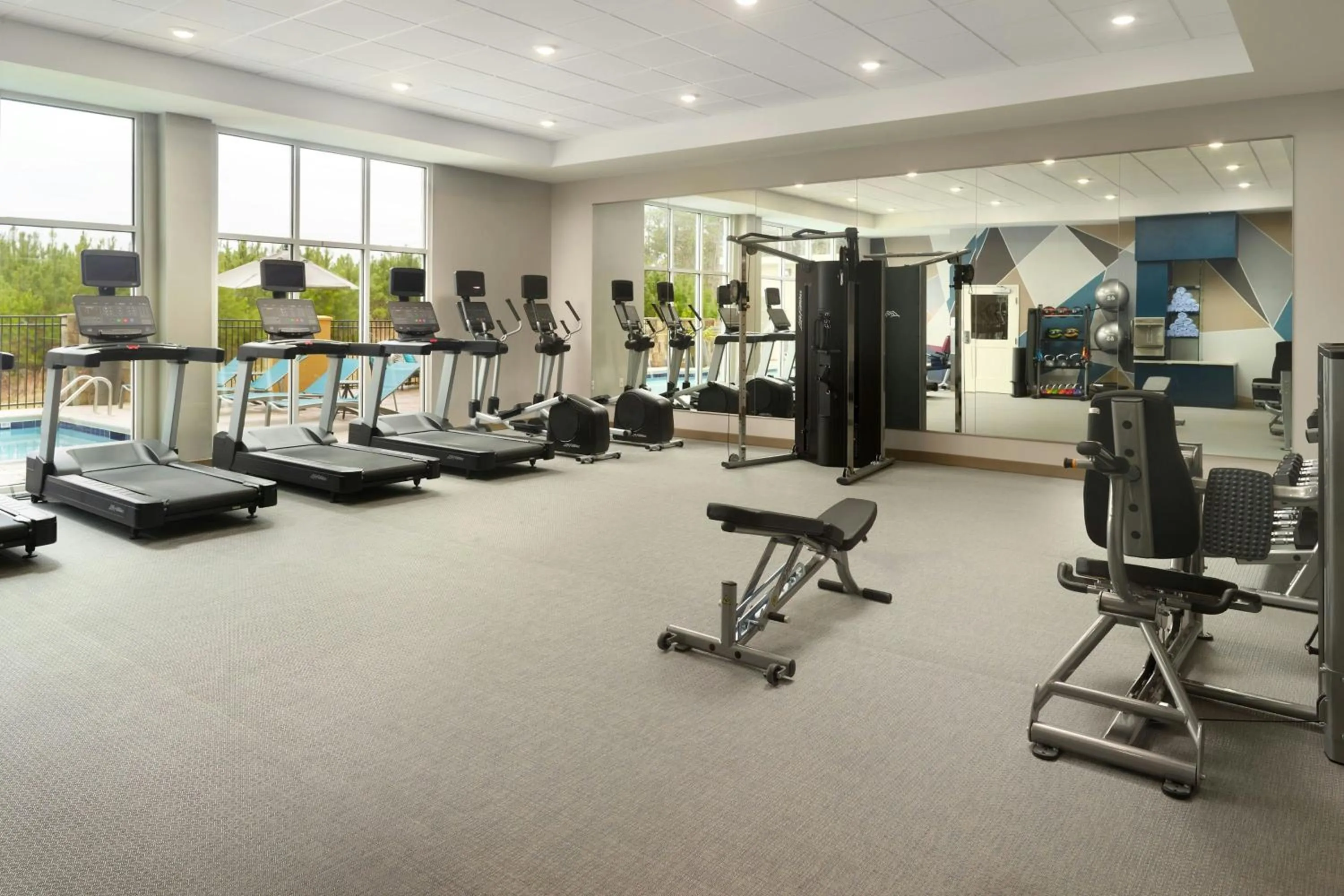 Fitness centre/facilities in SpringHill Suites by Marriott Locust Grove