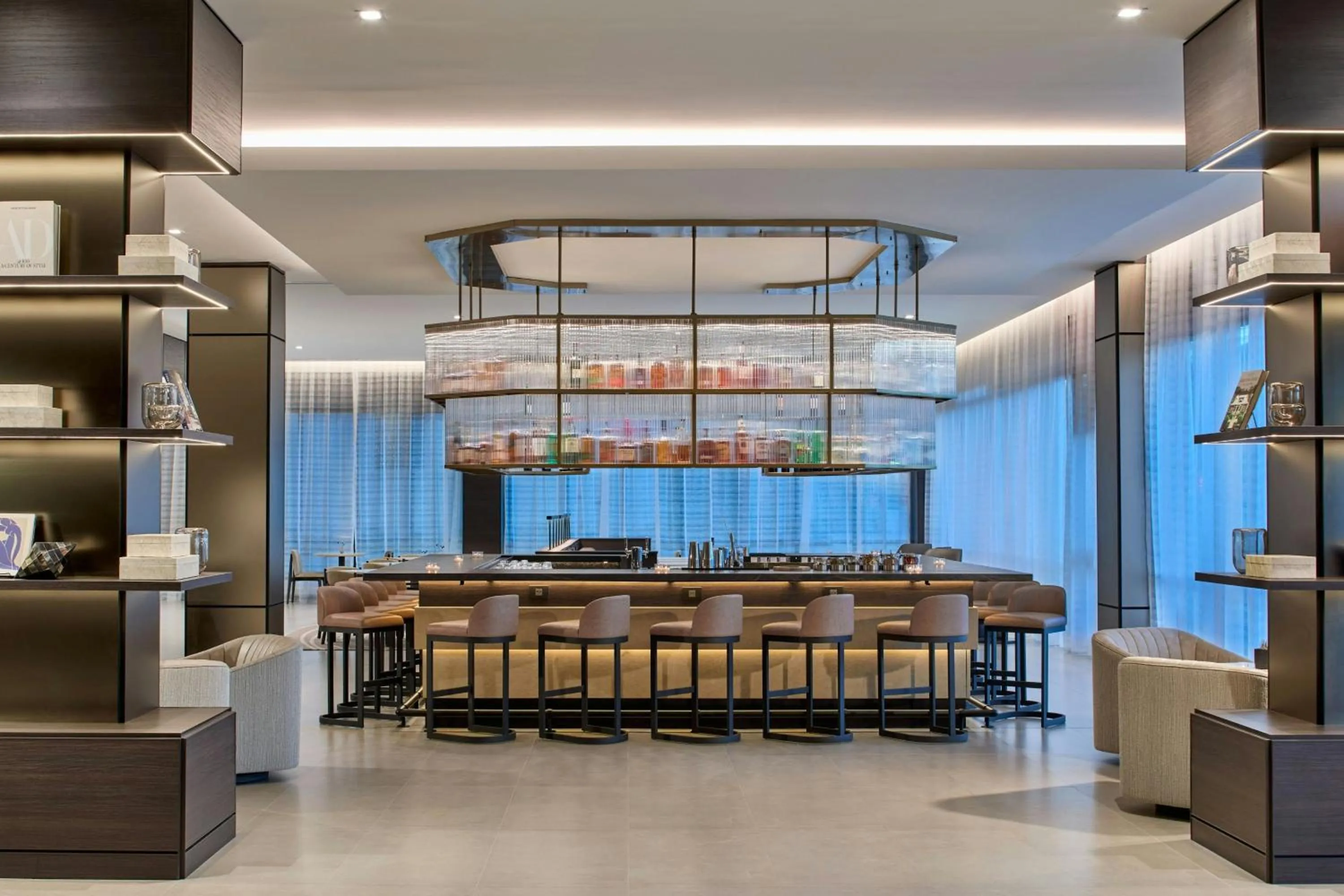 Lounge or bar in AC Hotel by Marriott Auburn