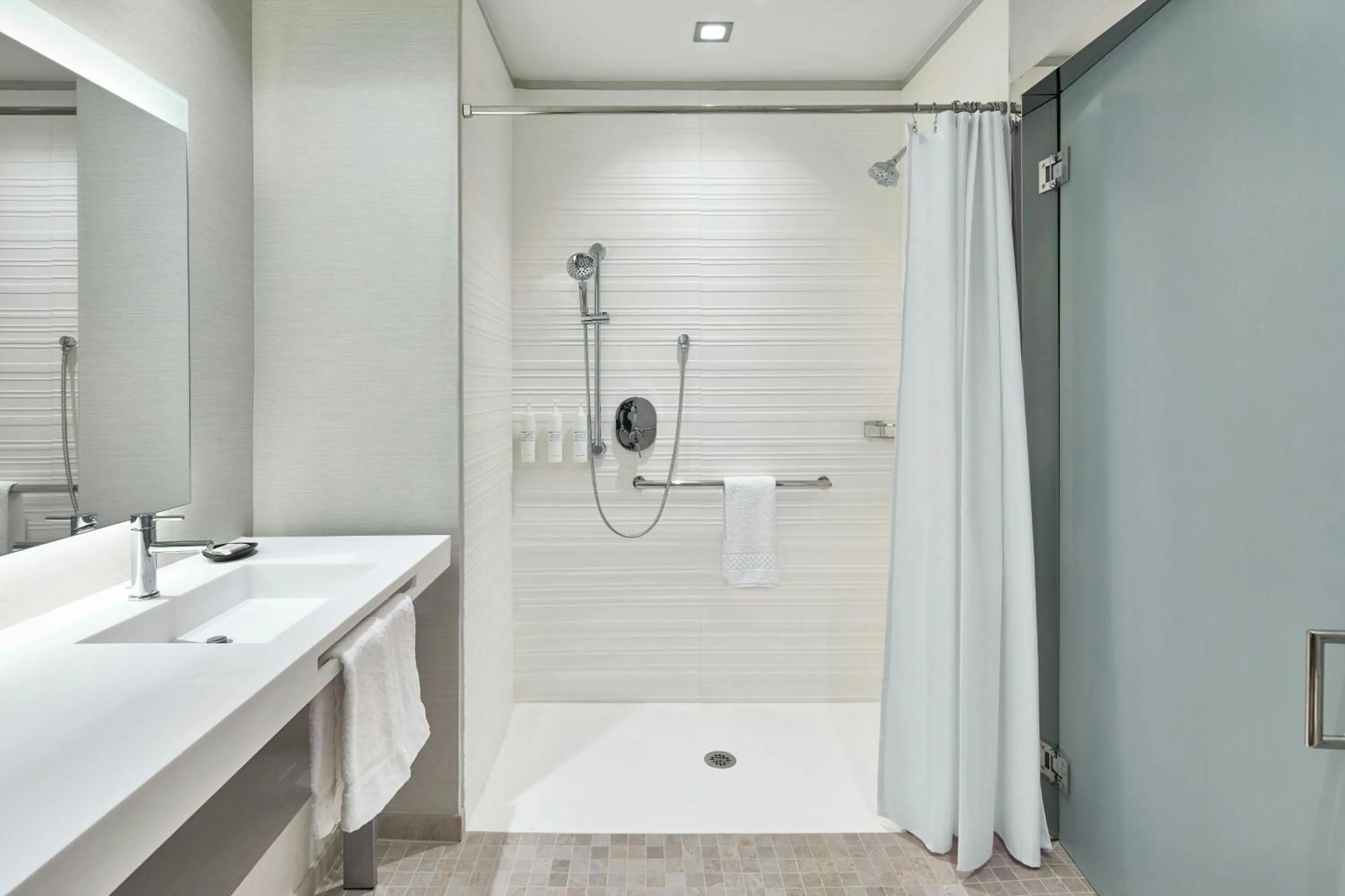 Bathroom in AC Hotel by Marriott Auburn