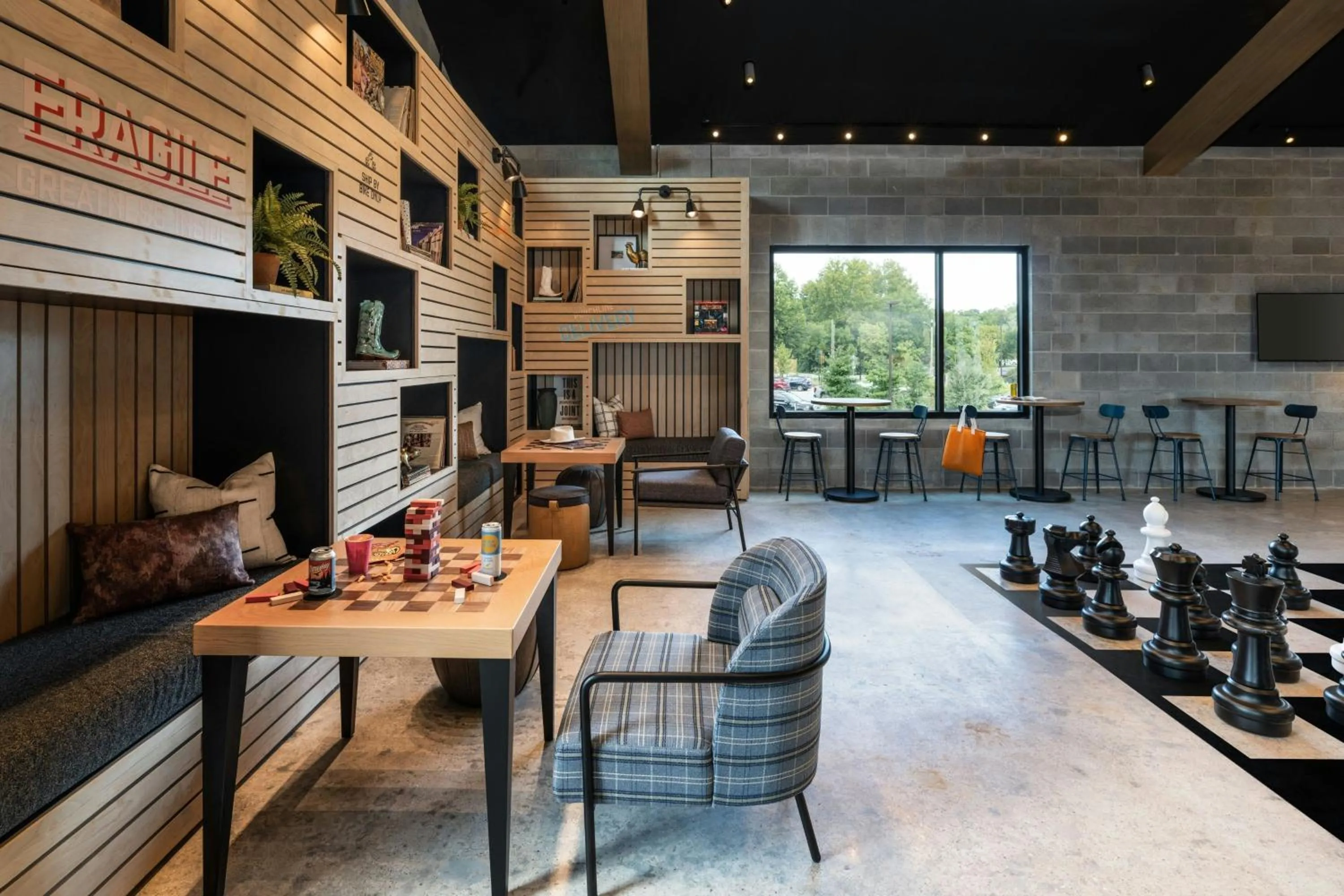 Lobby or reception in Moxy Fayetteville