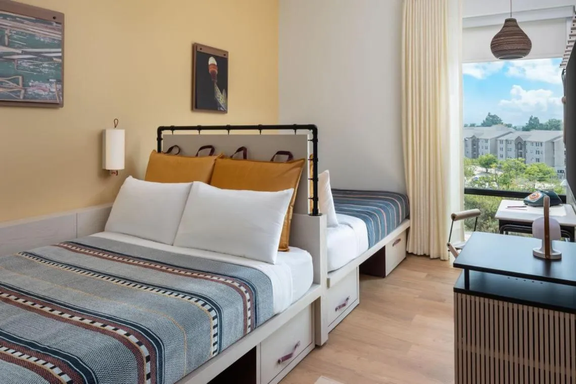 Bed in Moxy Fayetteville