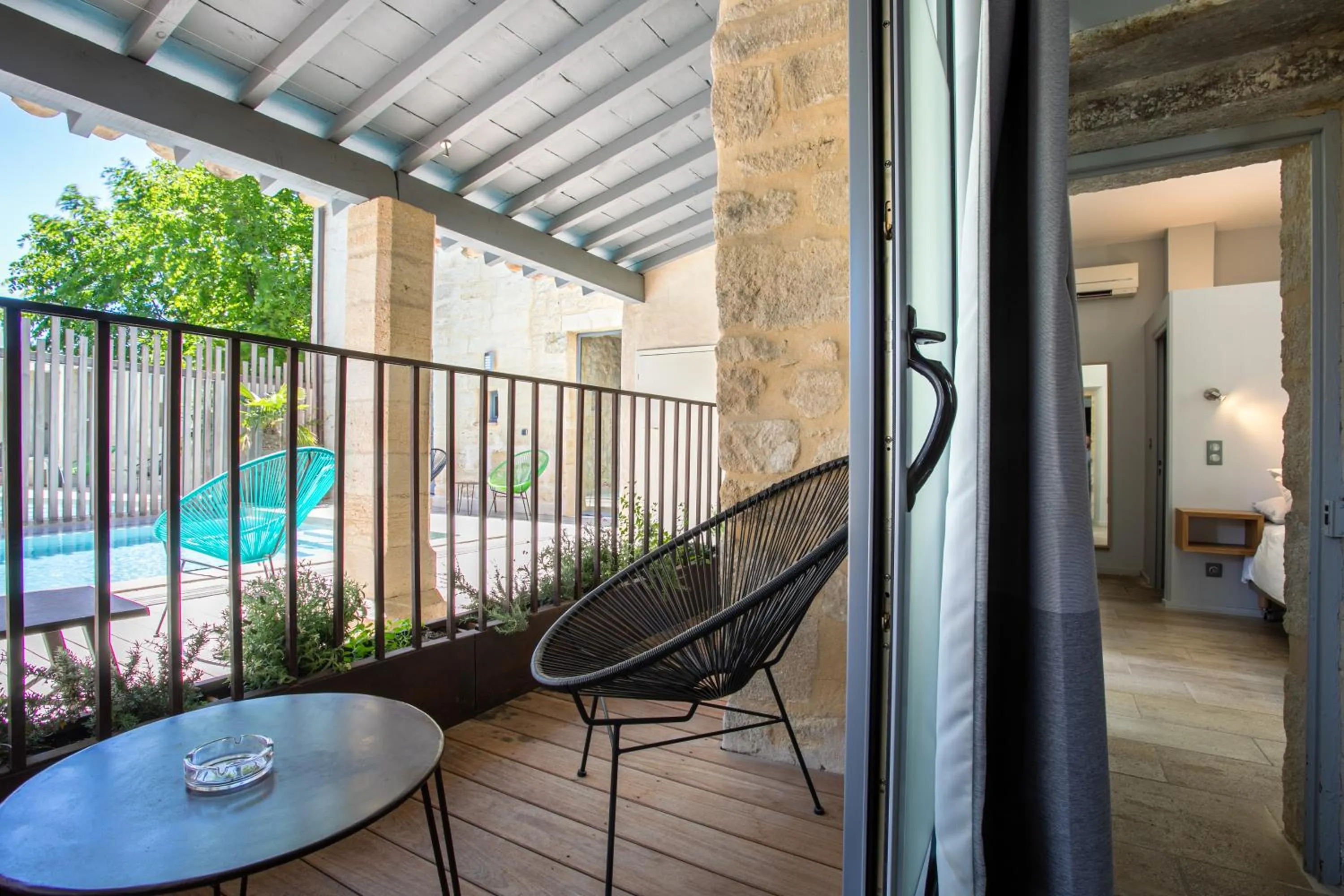 View (from property/room) in Boutique Hôtel Entraigues