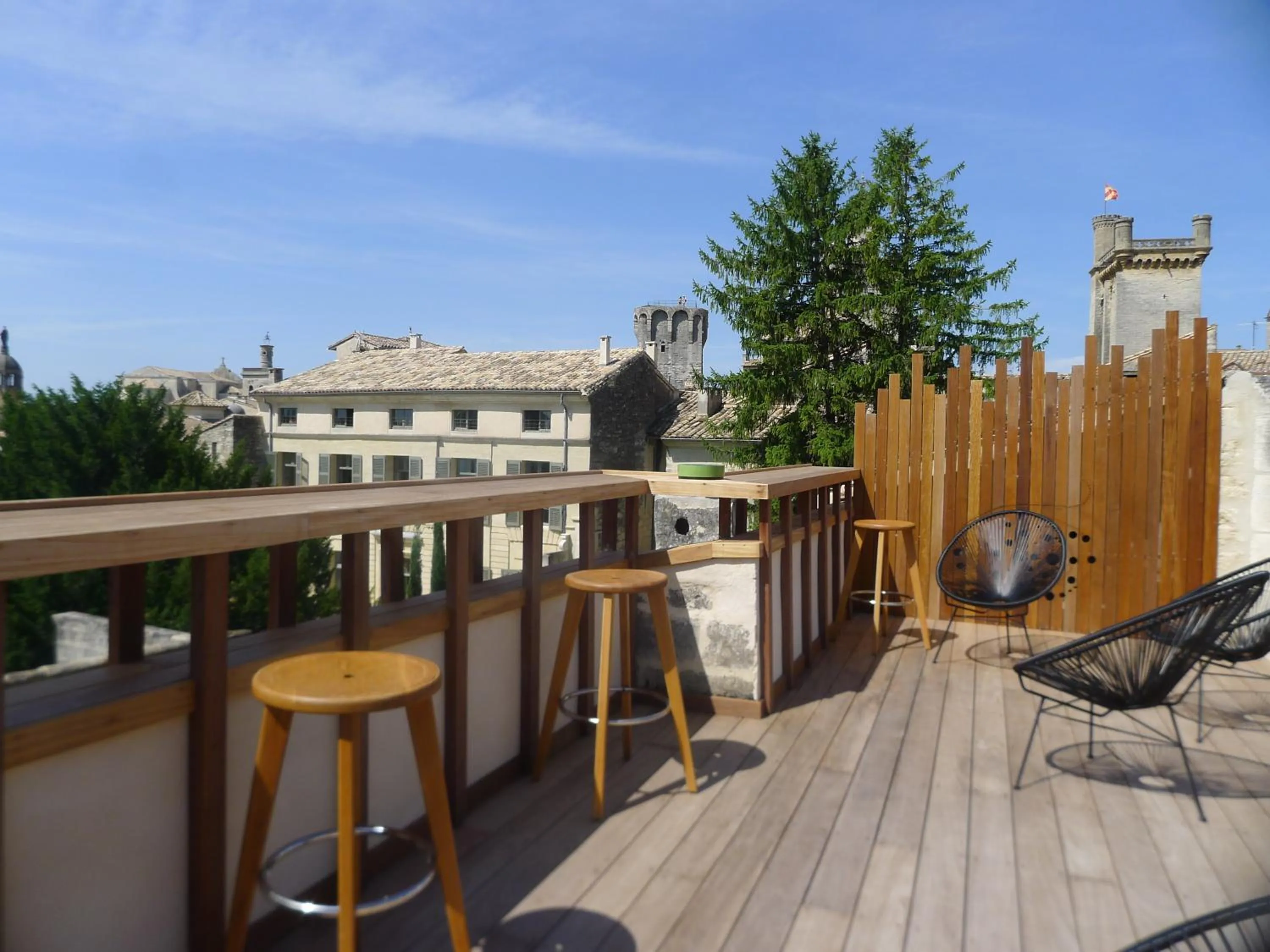 Balcony/Terrace in Boutique Hôtel Entraigues