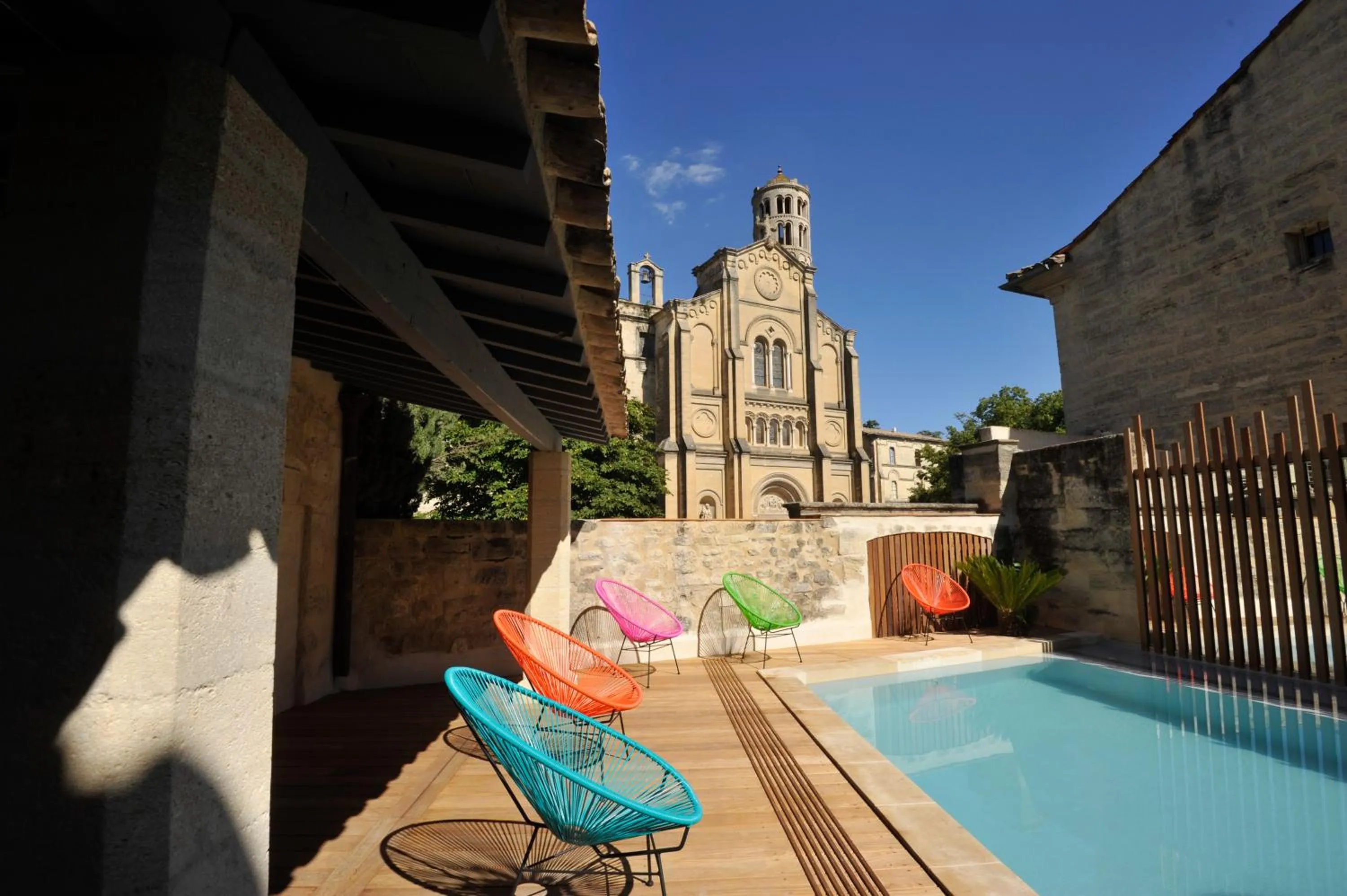 Swimming pool in Boutique Hôtel Entraigues