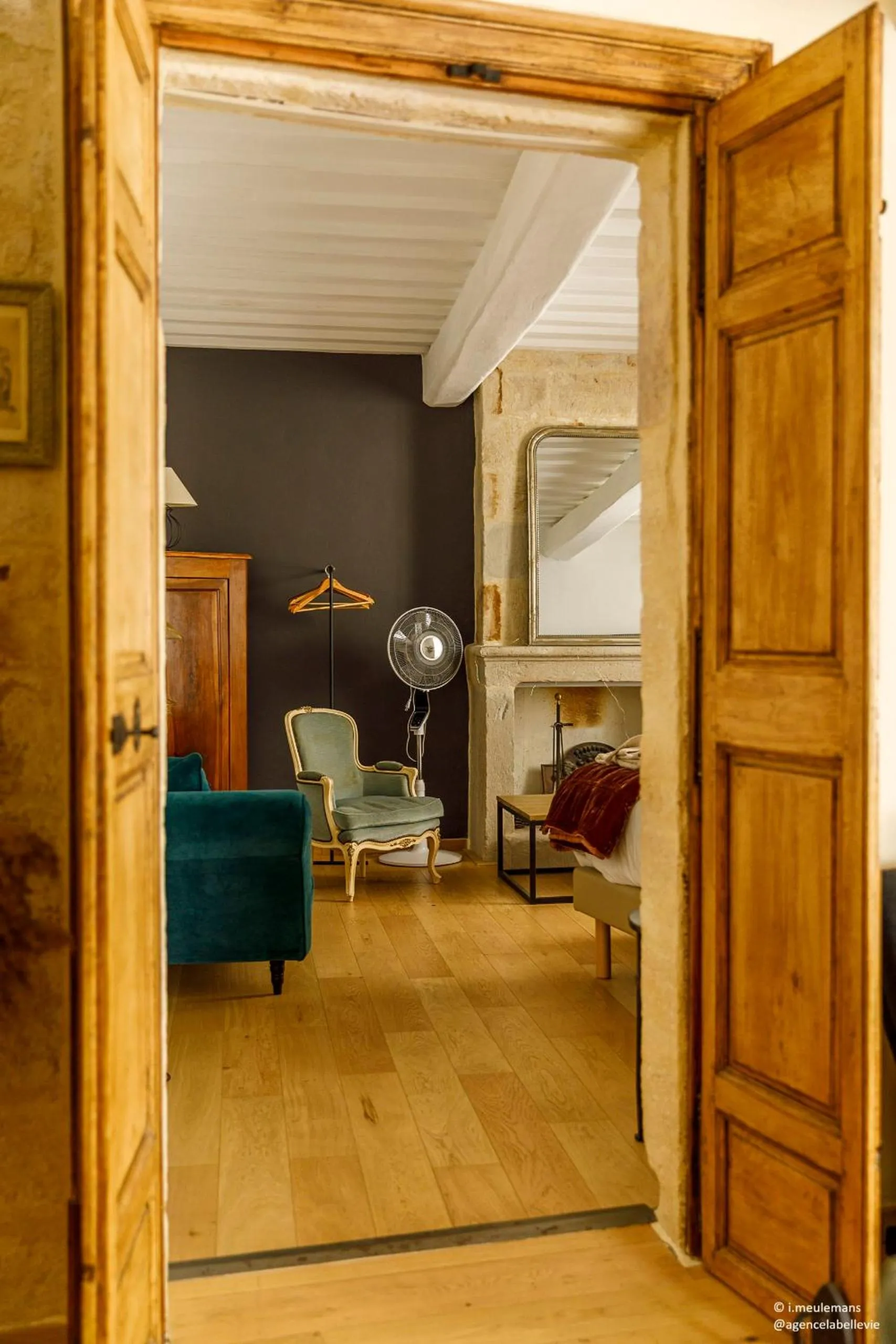 Bedroom in Boutique Hôtel Entraigues