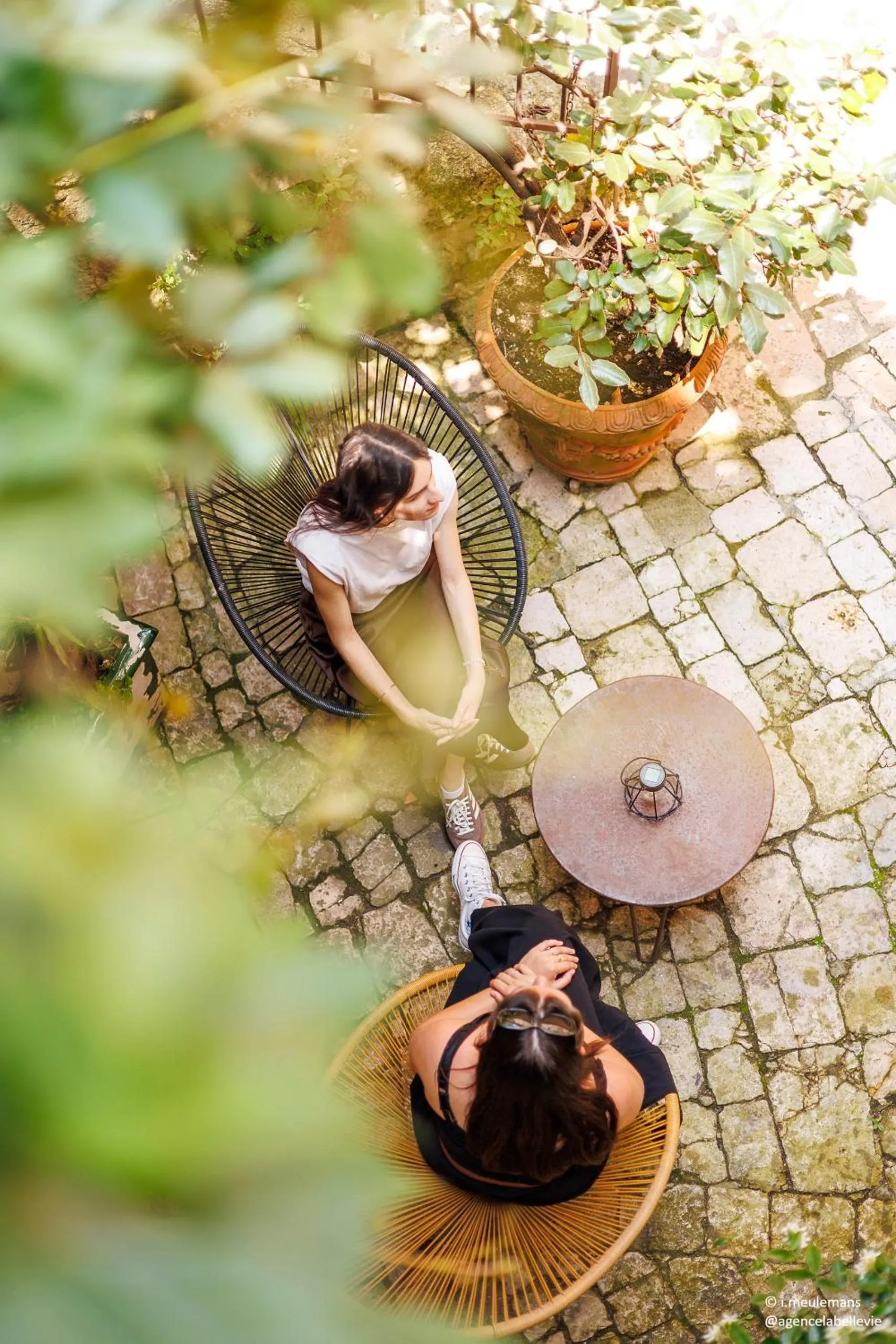 Patio in Boutique Hôtel Entraigues