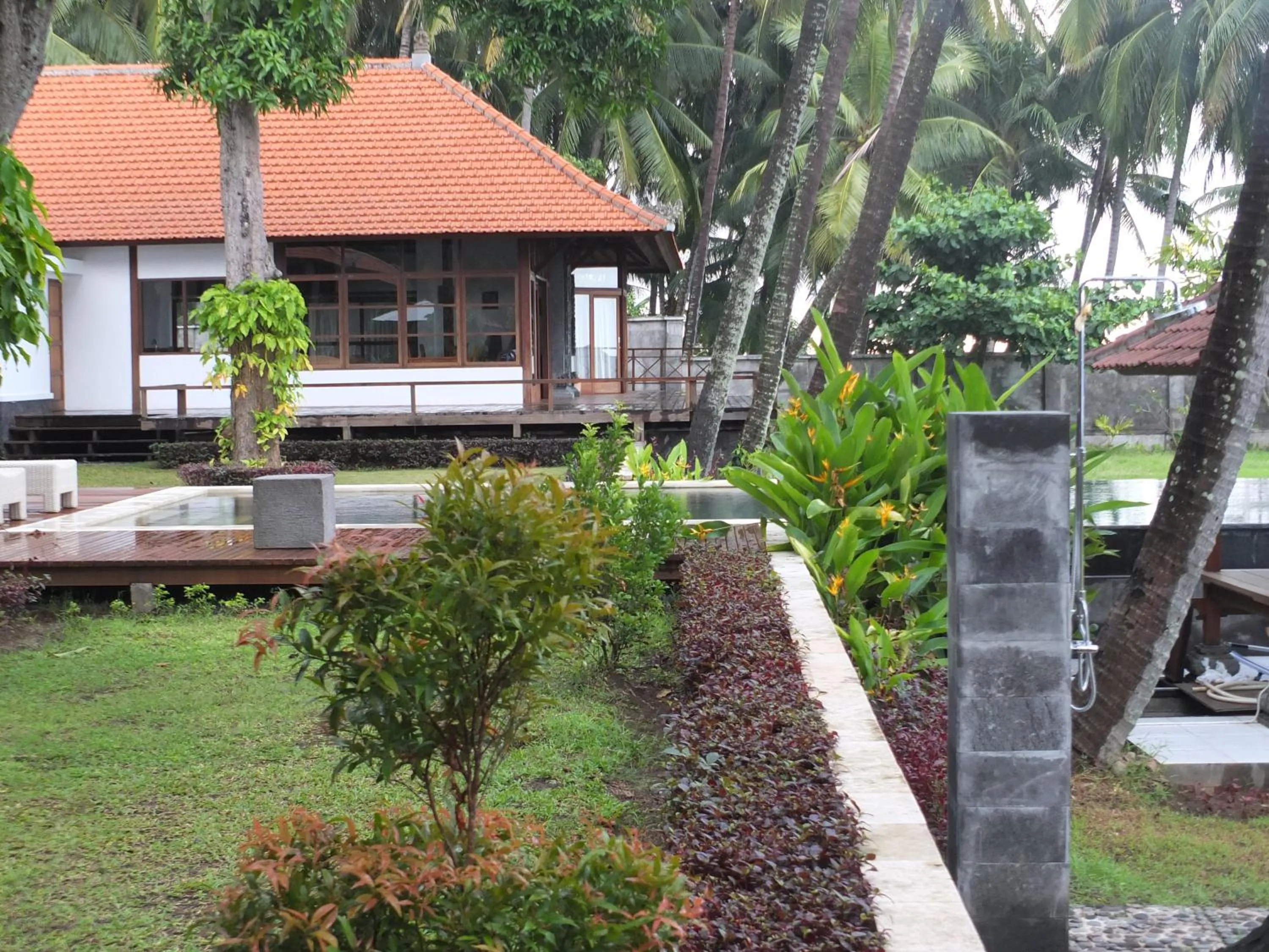 Garden view in The Amrita - Salt Farm Villas