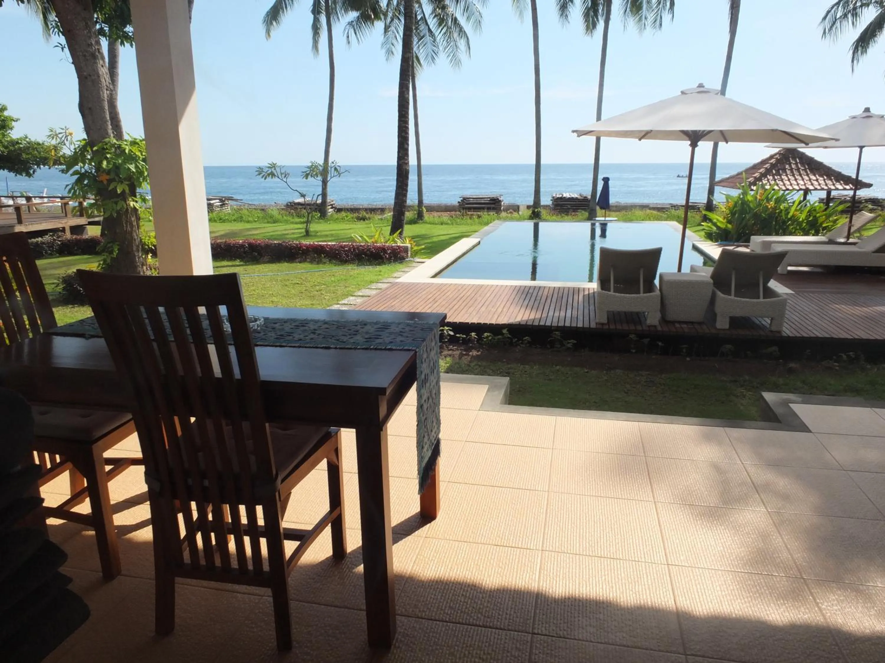 Garden view in The Amrita - Salt Farm Villas