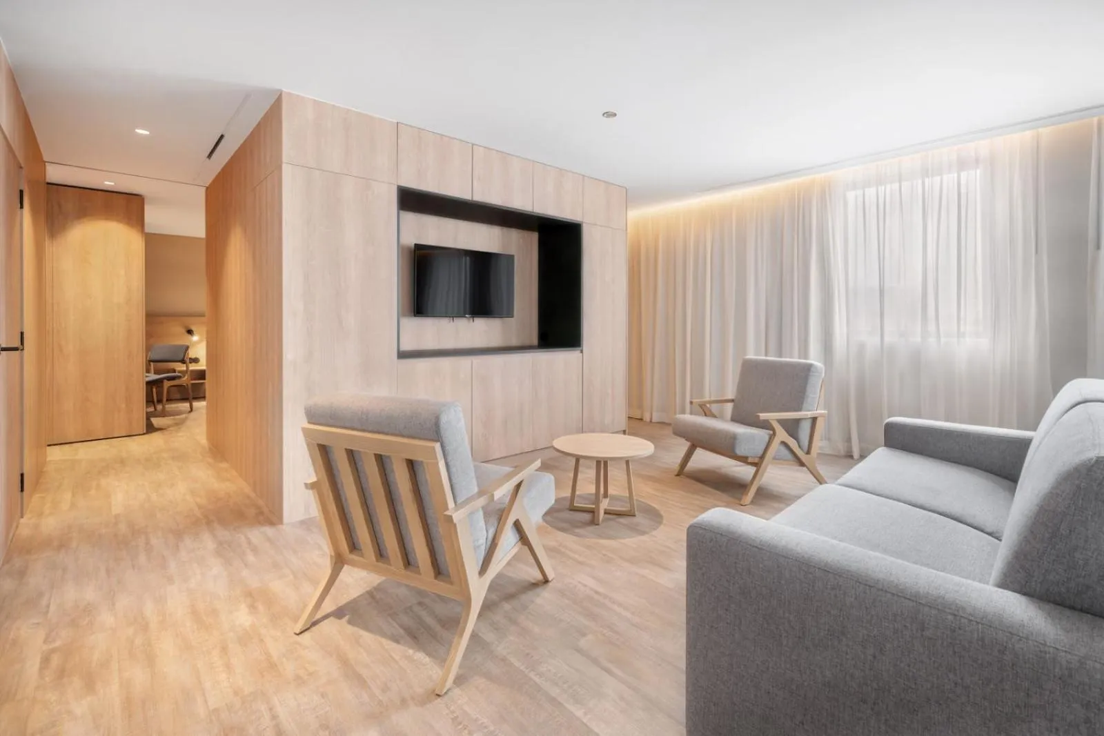 Seating area in Moov Apartments Boavista