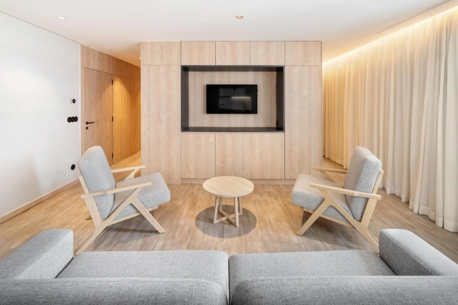 Seating area in Moov Apartments Boavista