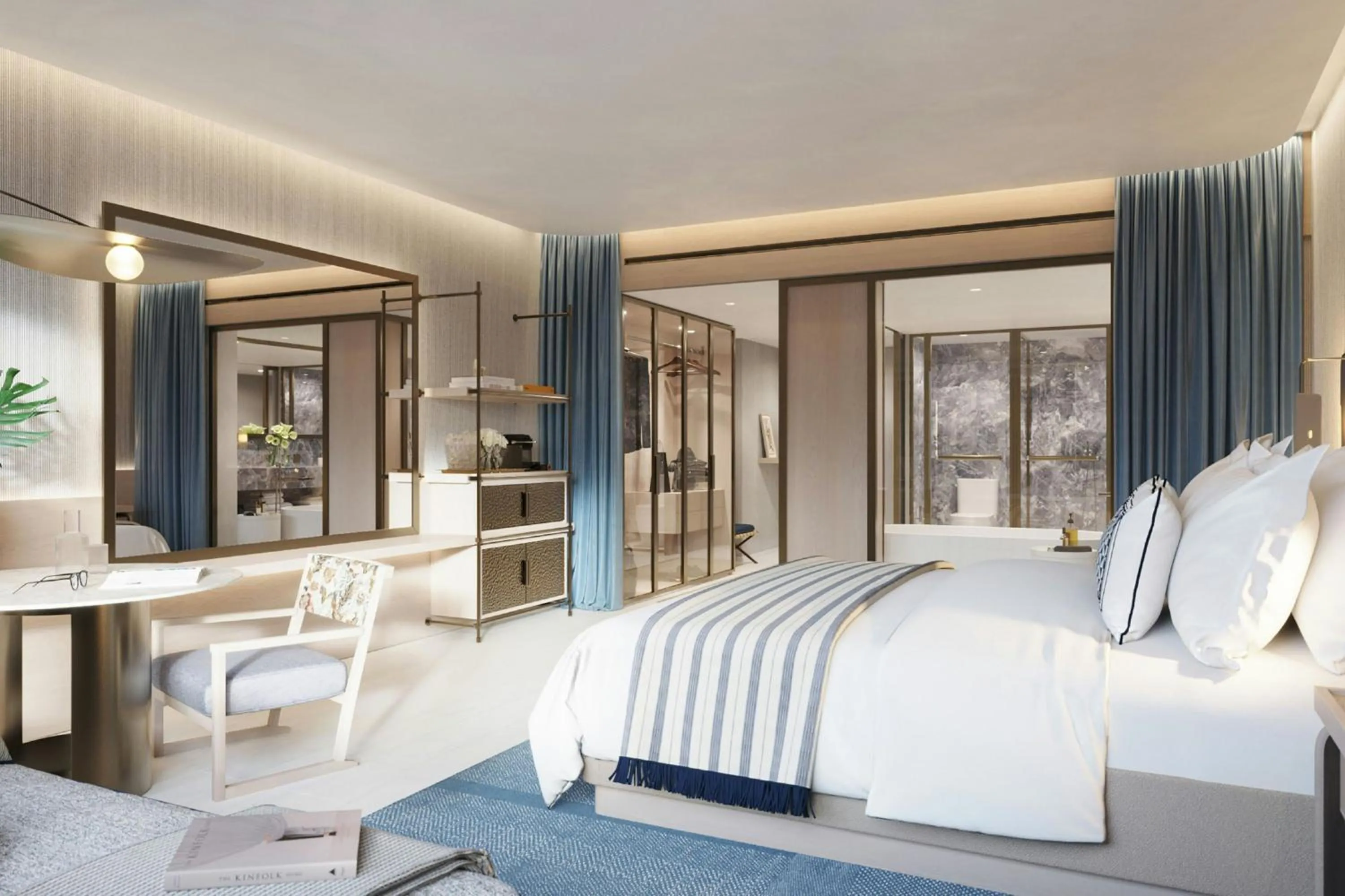 Double Room with Two Double Beds and Sea View in Hotel Arts Barcelona