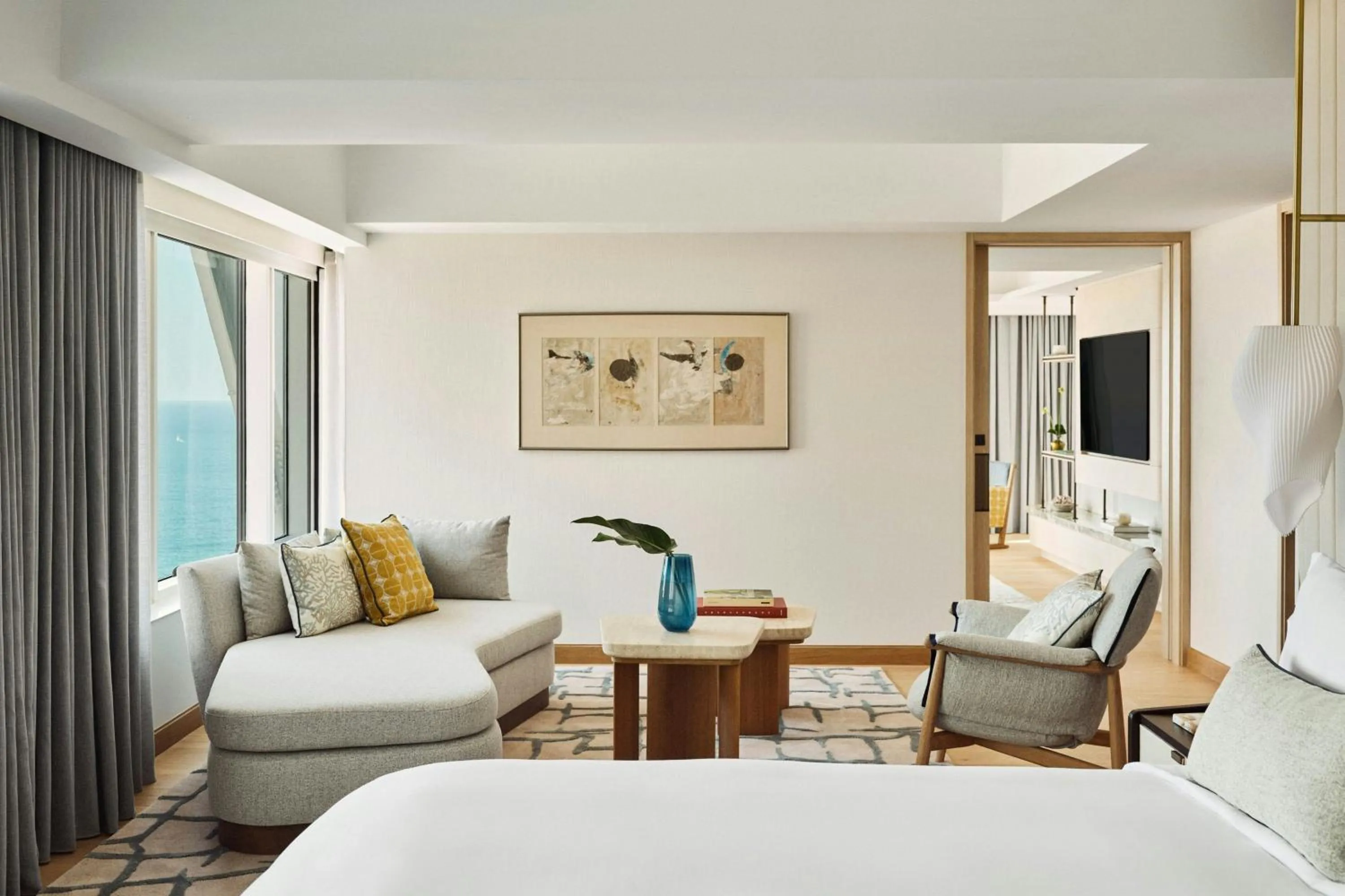 Bedroom, Bed in Hotel Arts Barcelona