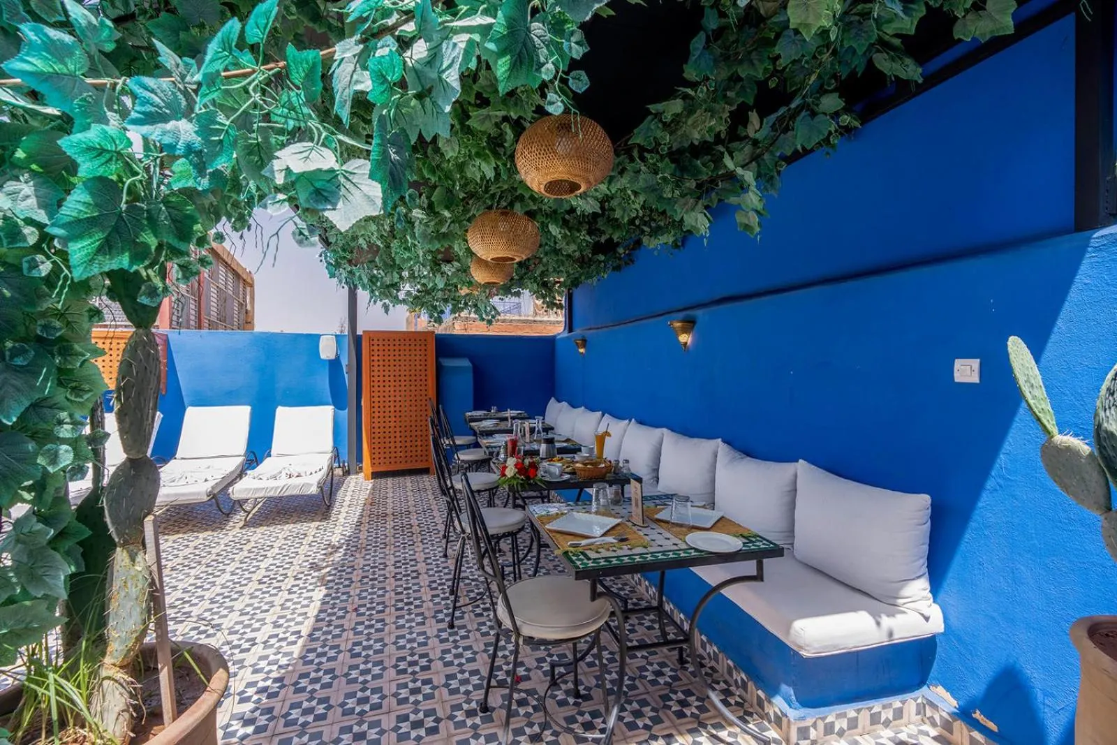 Balcony/Terrace in Riad Jowara