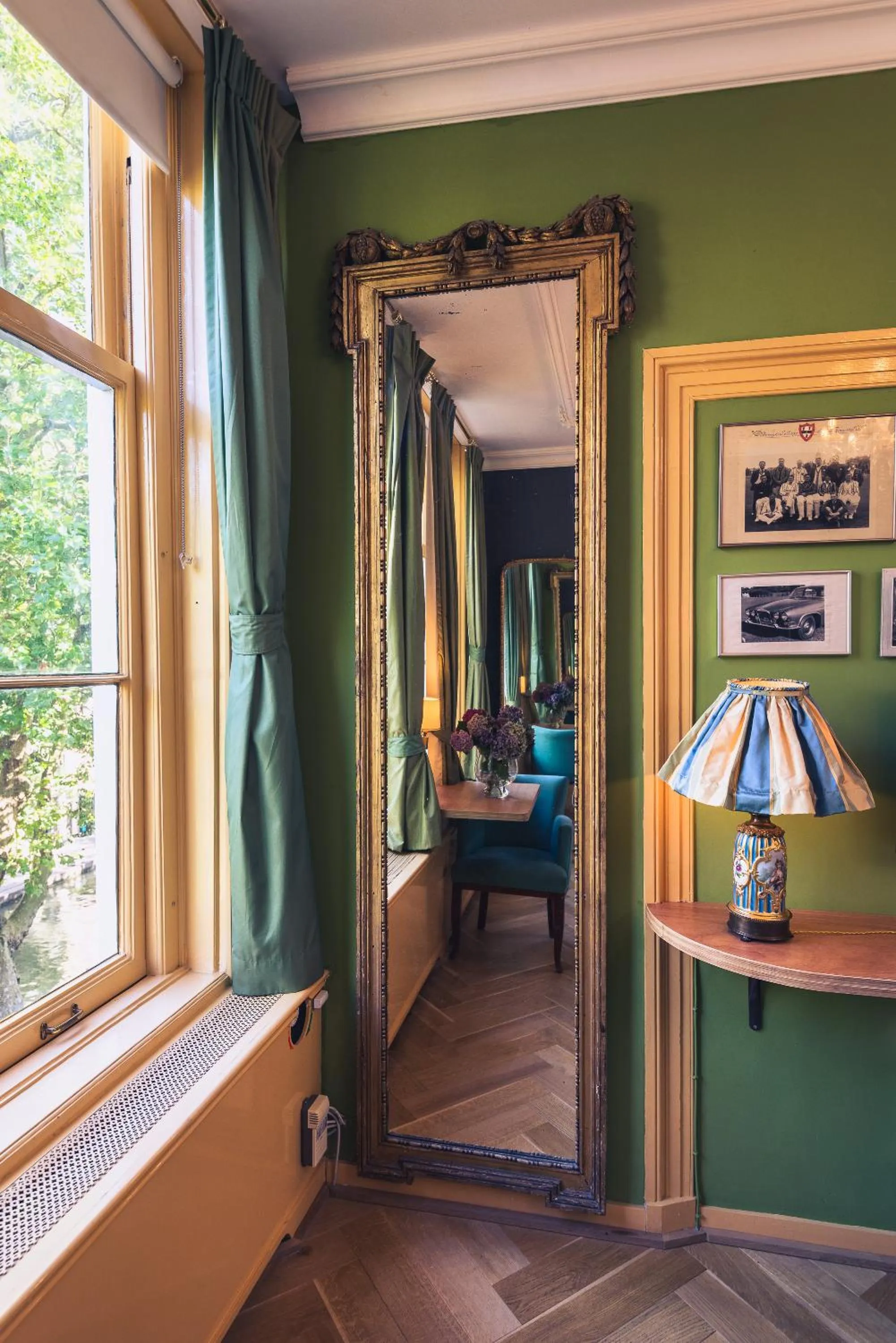 Decorative detail, Bed in Boutique Hotel Museumkwartier