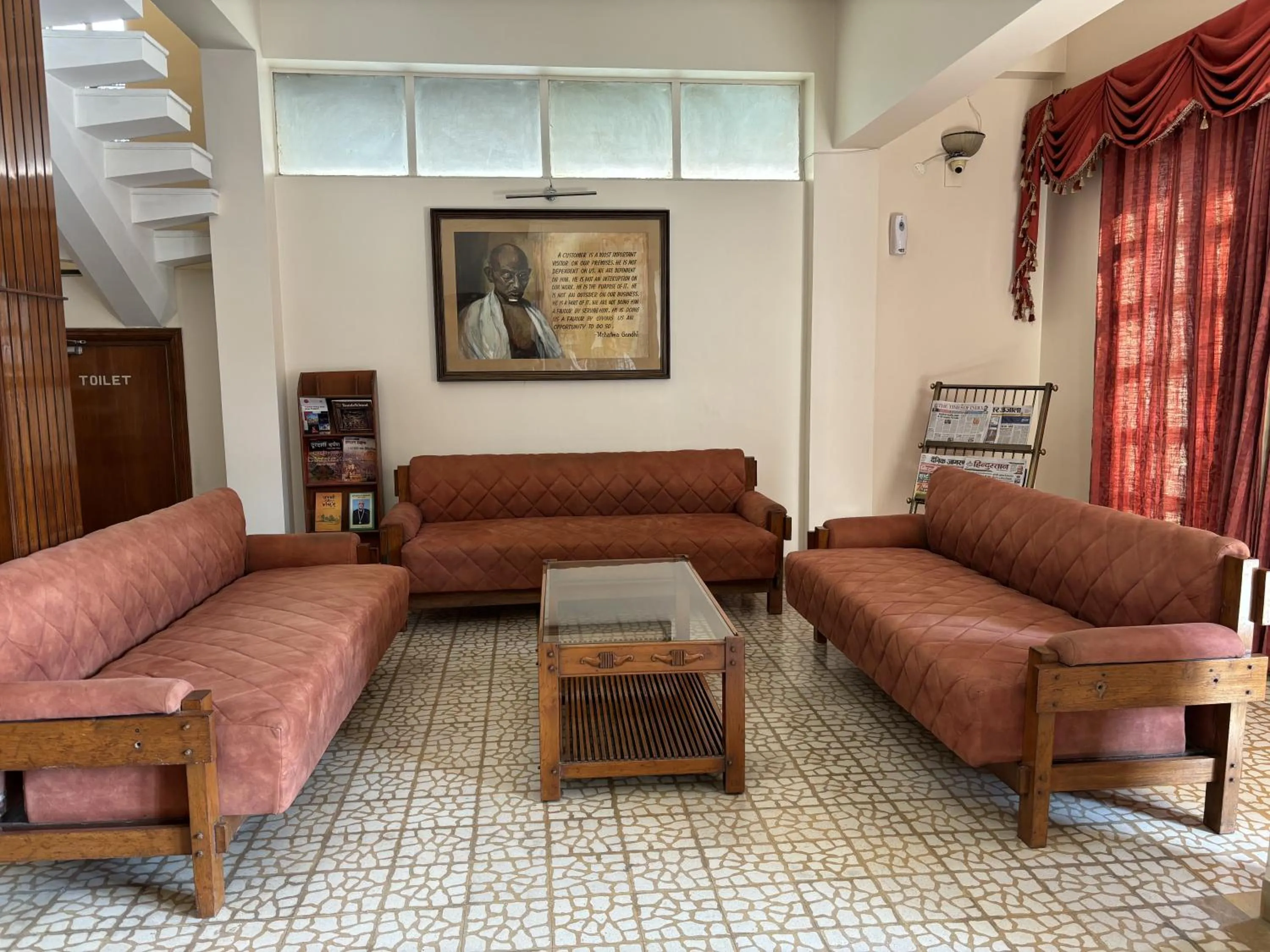 Lobby or reception in Hotel Pradeep