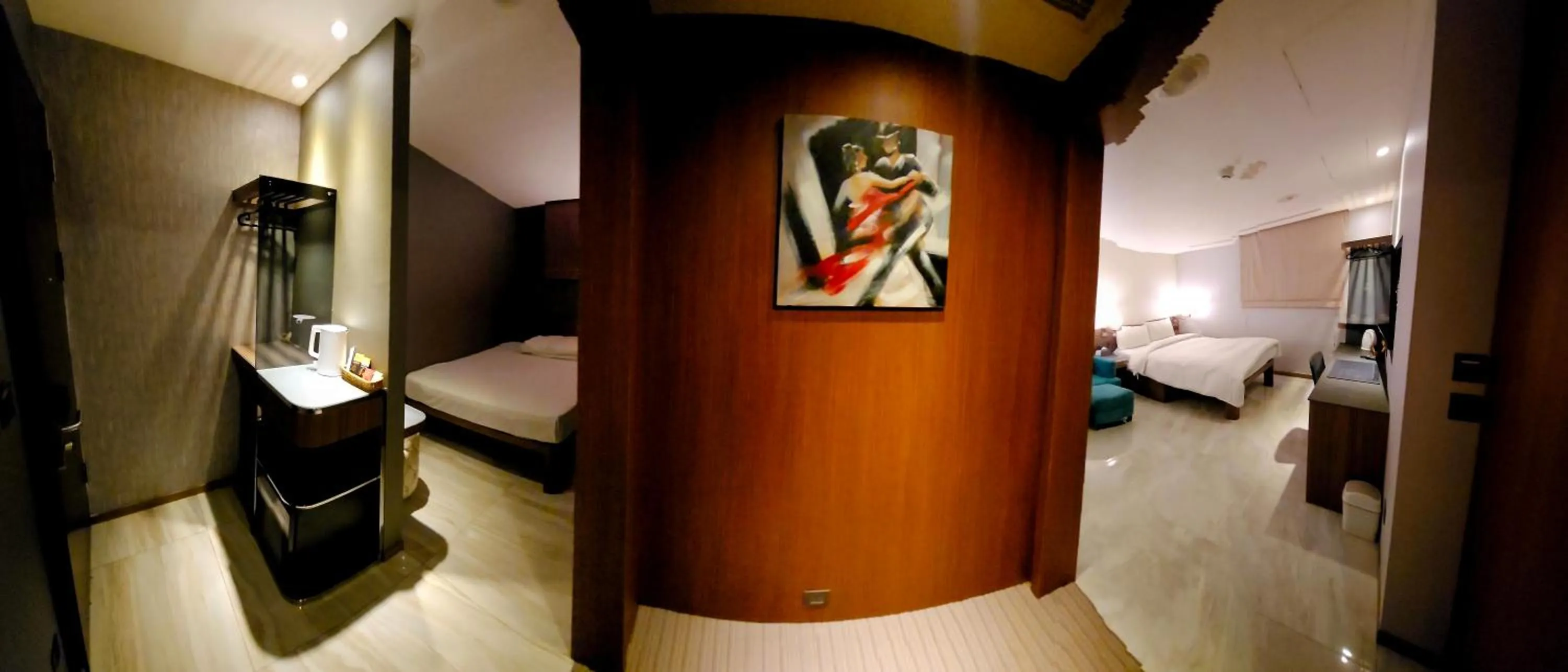 Photo of the whole room, Bed in Beauty Hotels Taipei - B7 Journey