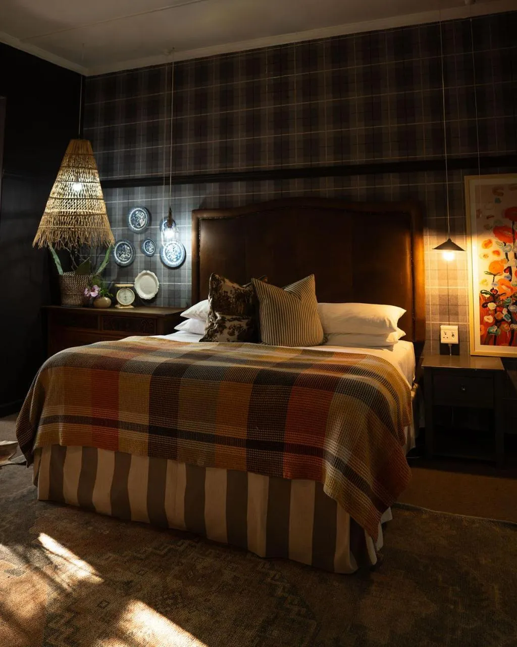 Decorative detail, Bed in The Hanover Luxury Hotel