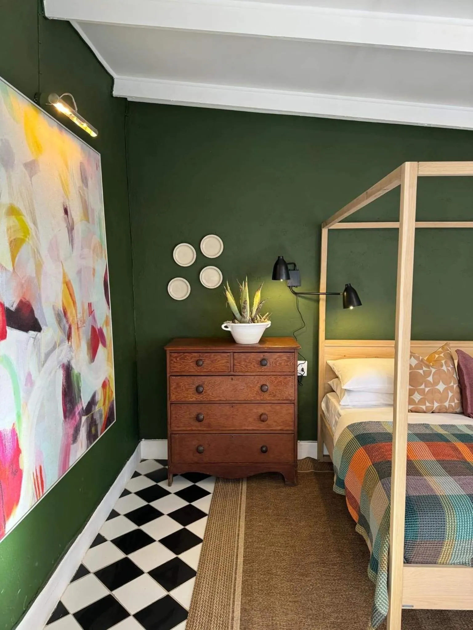 Bed in The Hanover Luxury Hotel