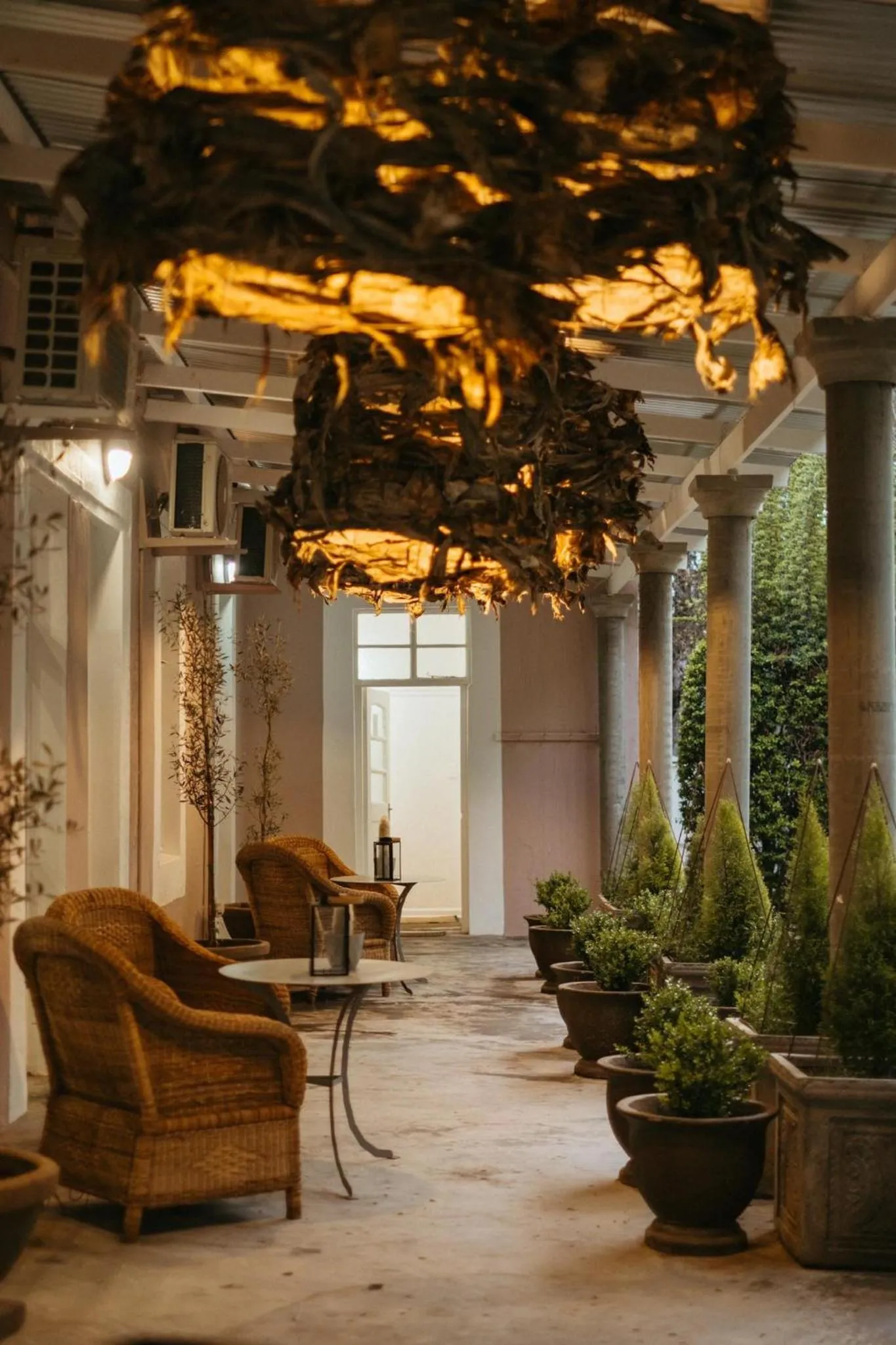 Patio in The Hanover Luxury Hotel