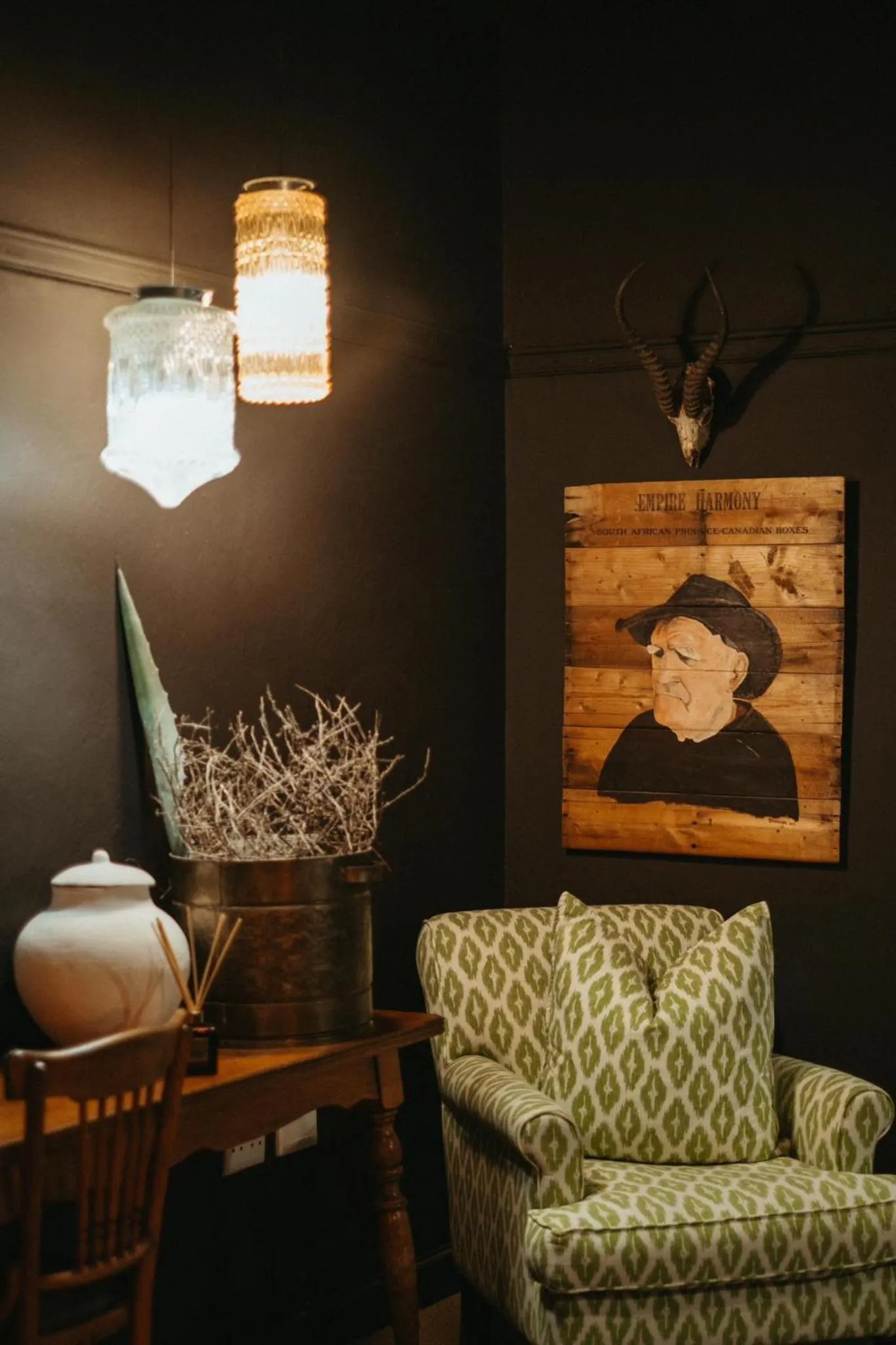 Decorative detail in The Hanover Luxury Hotel