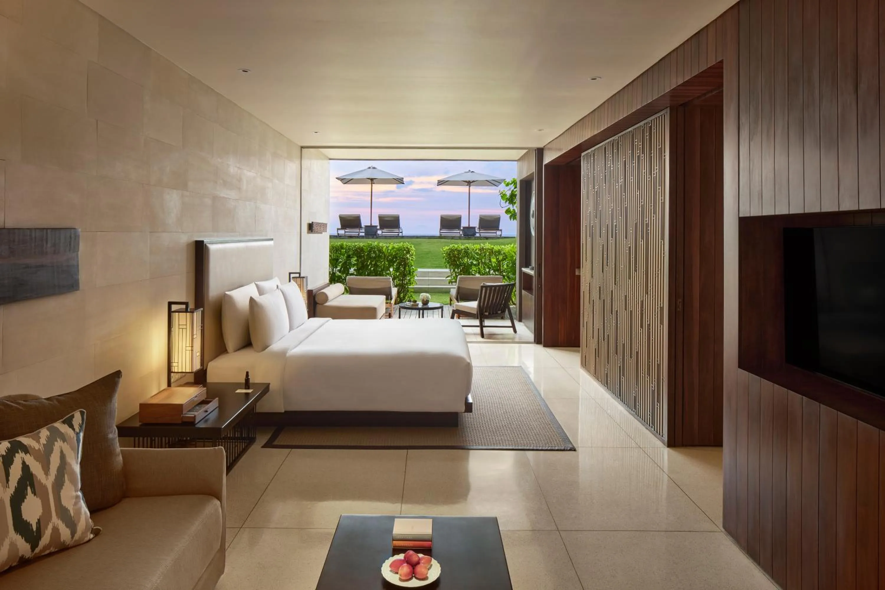 View (from property/room), Bed in Alila Seminyak