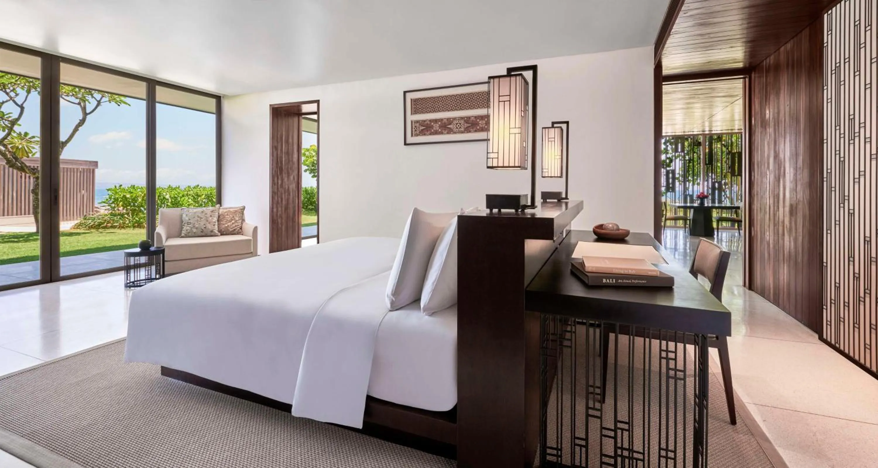 Photo of the whole room, Bed in Alila Seminyak
