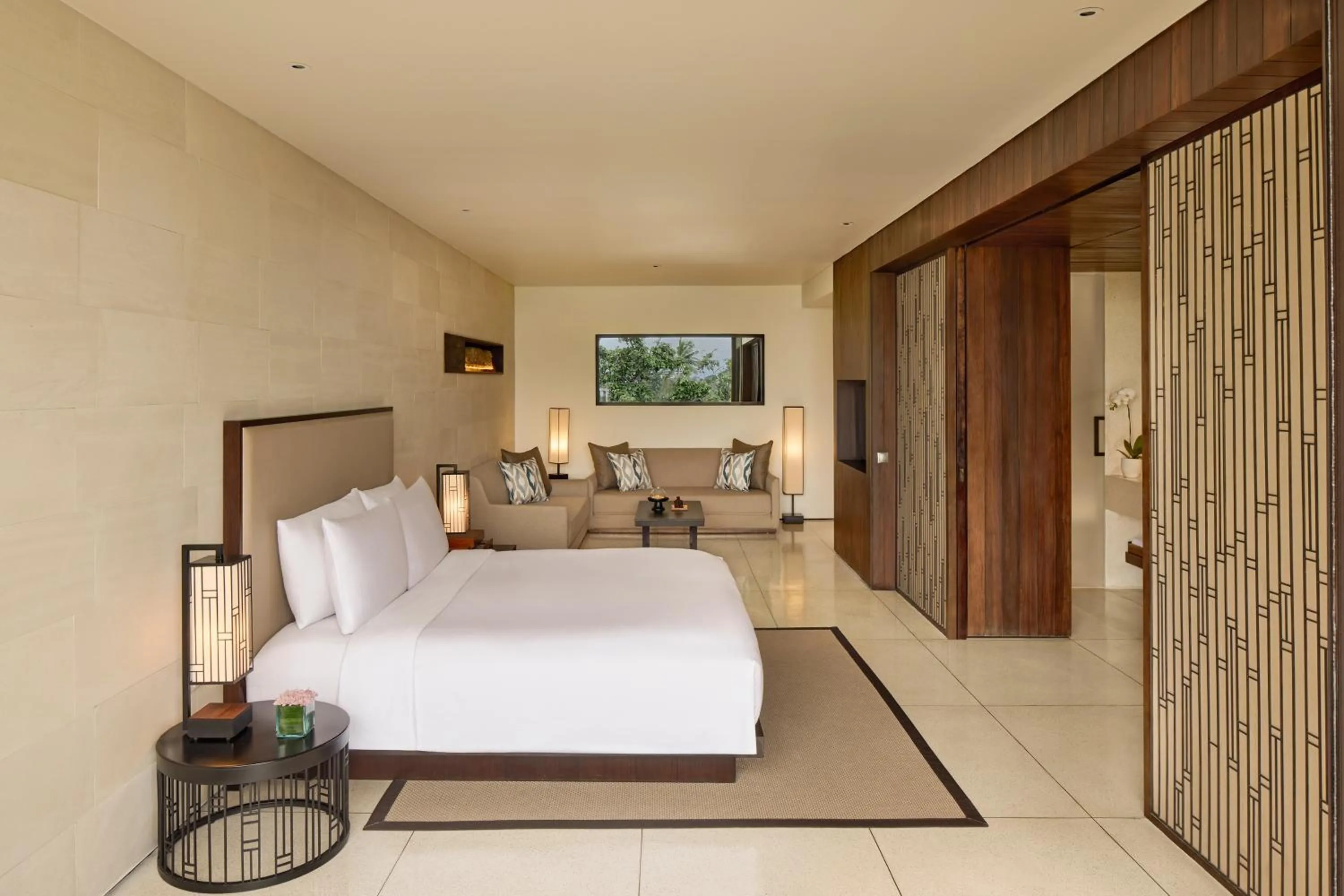 Bed in Alila Seminyak