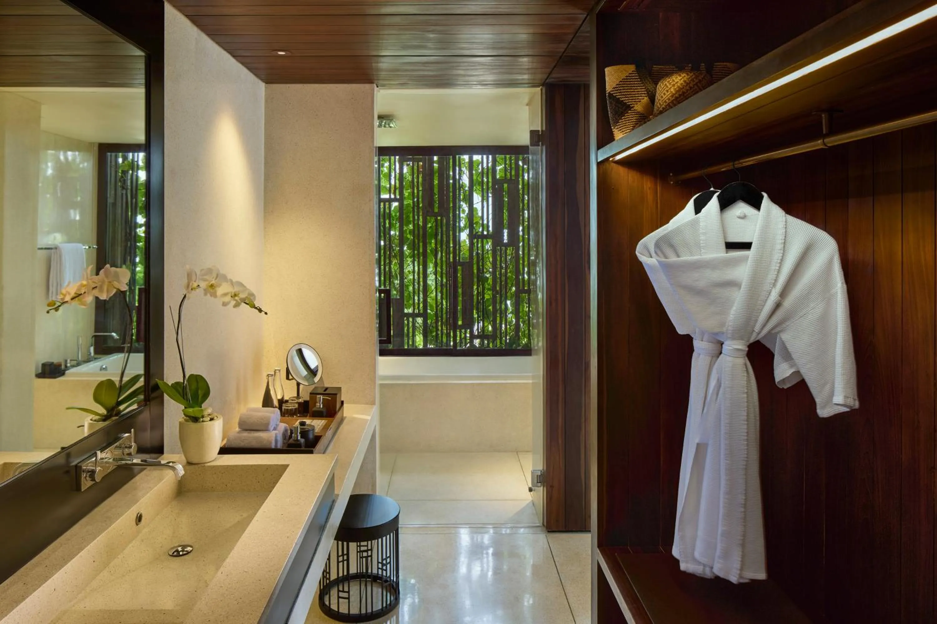 Bathroom in Alila Seminyak