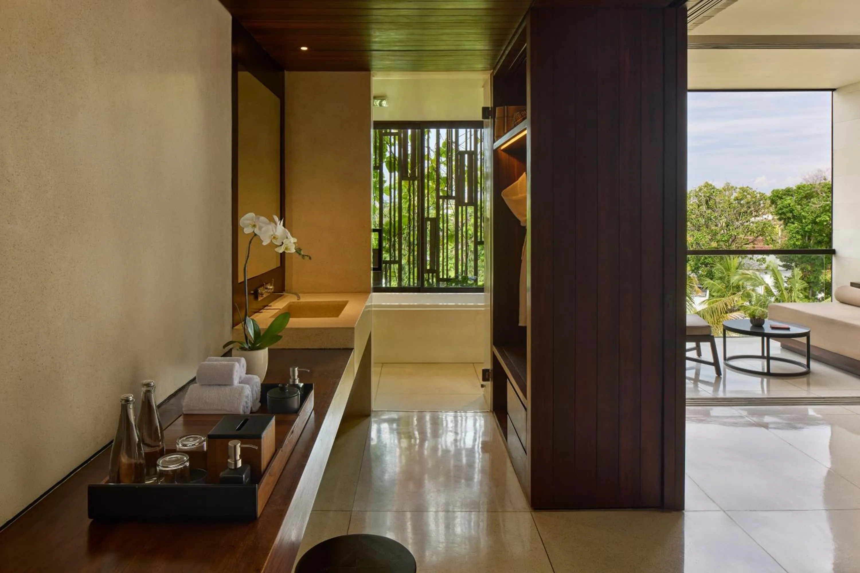 Bathroom in Alila Seminyak