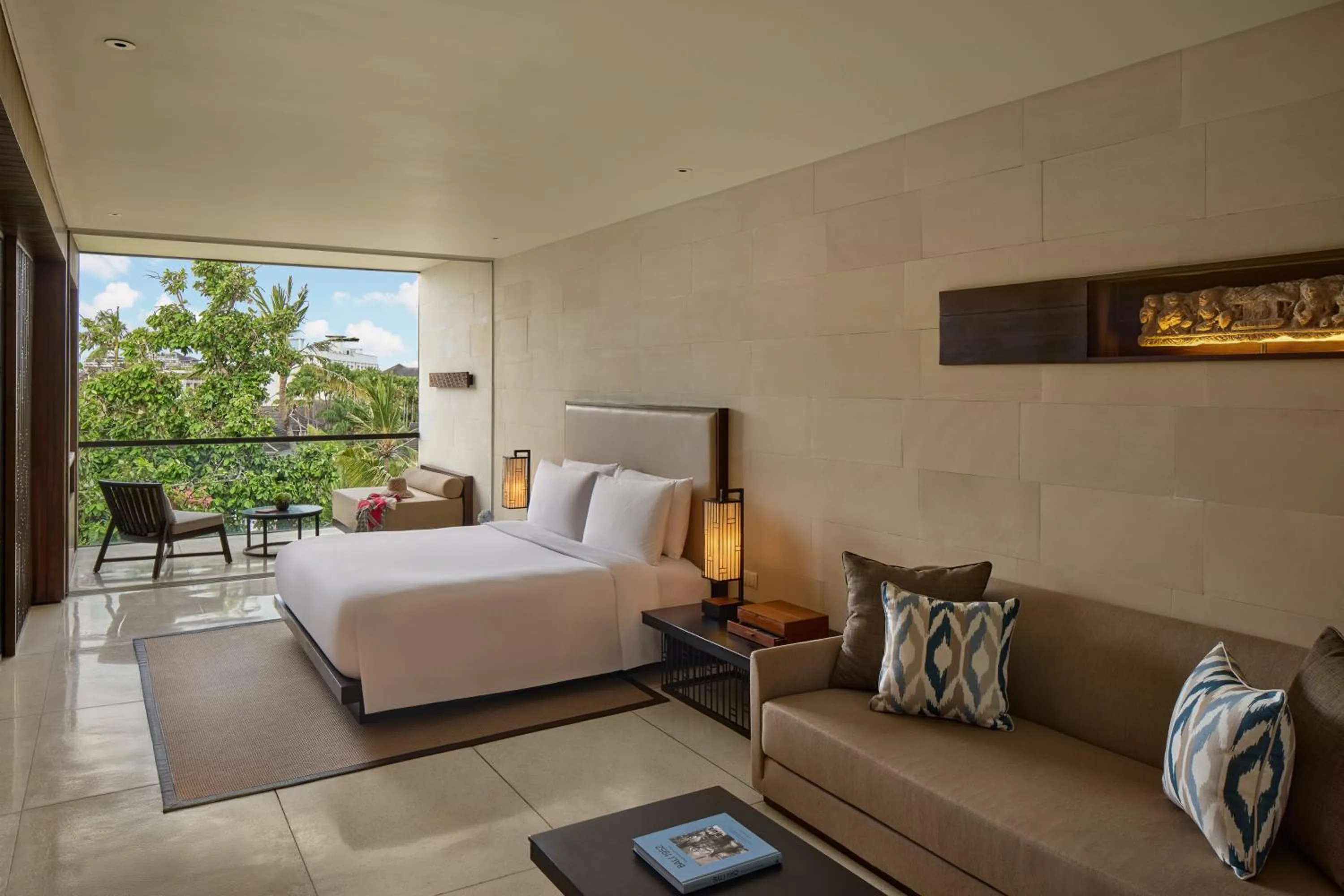 Bed in Alila Seminyak
