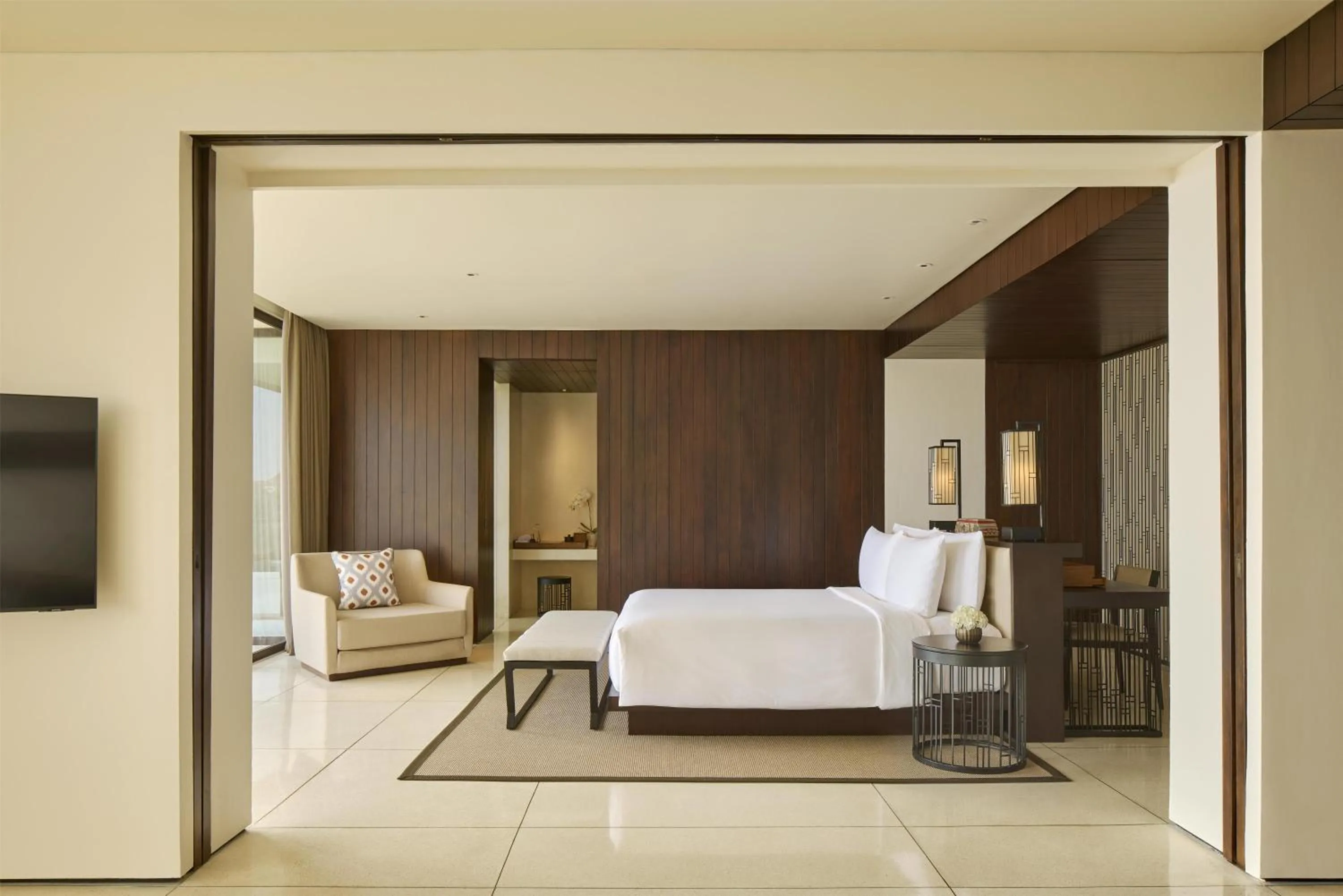 Photo of the whole room, Bed in Alila Seminyak