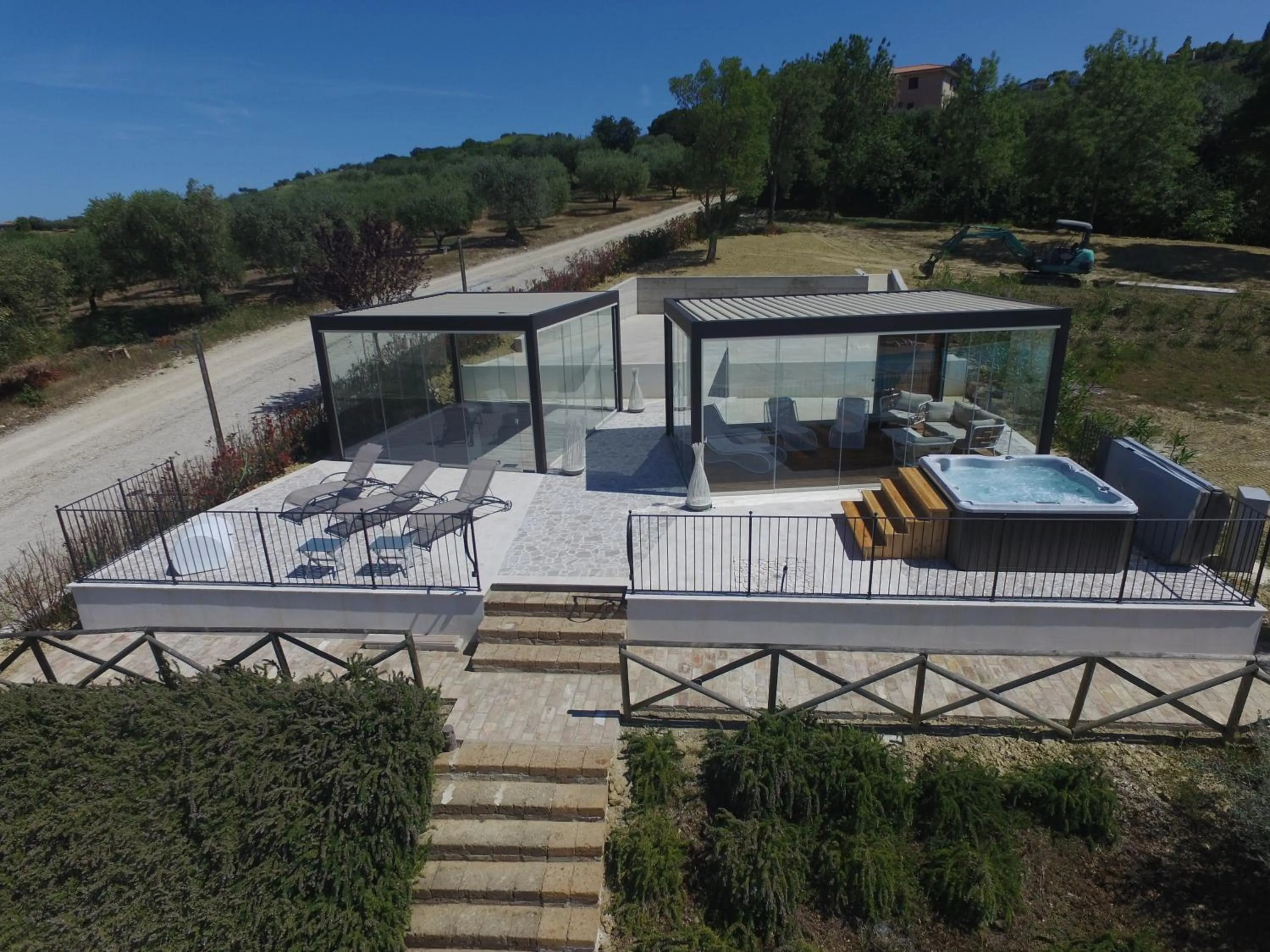 Hot Tub in Villa Sant'Angelo