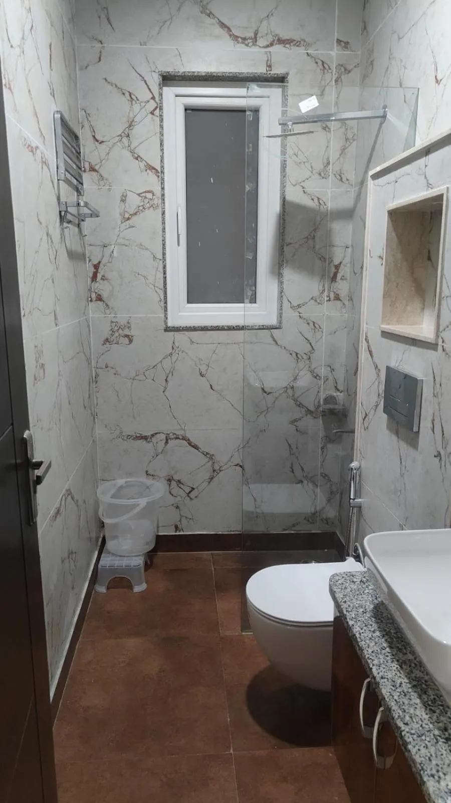 Shower in Ashok Vatika