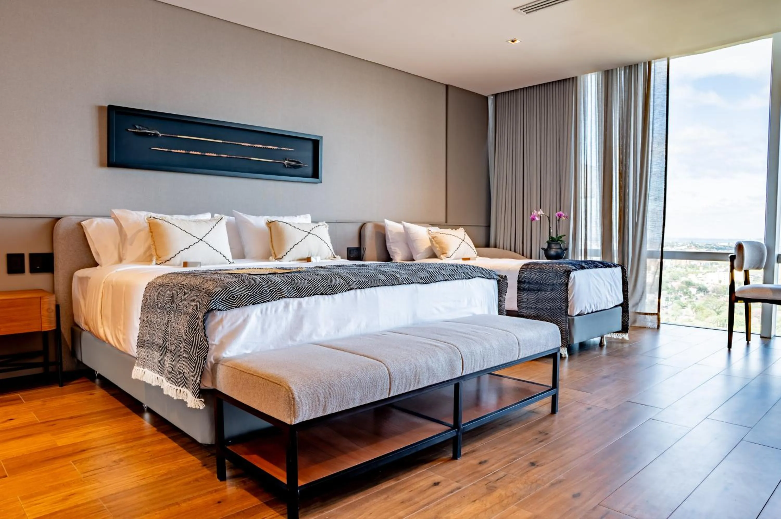 Bed in Alula Hotel Encarnacion